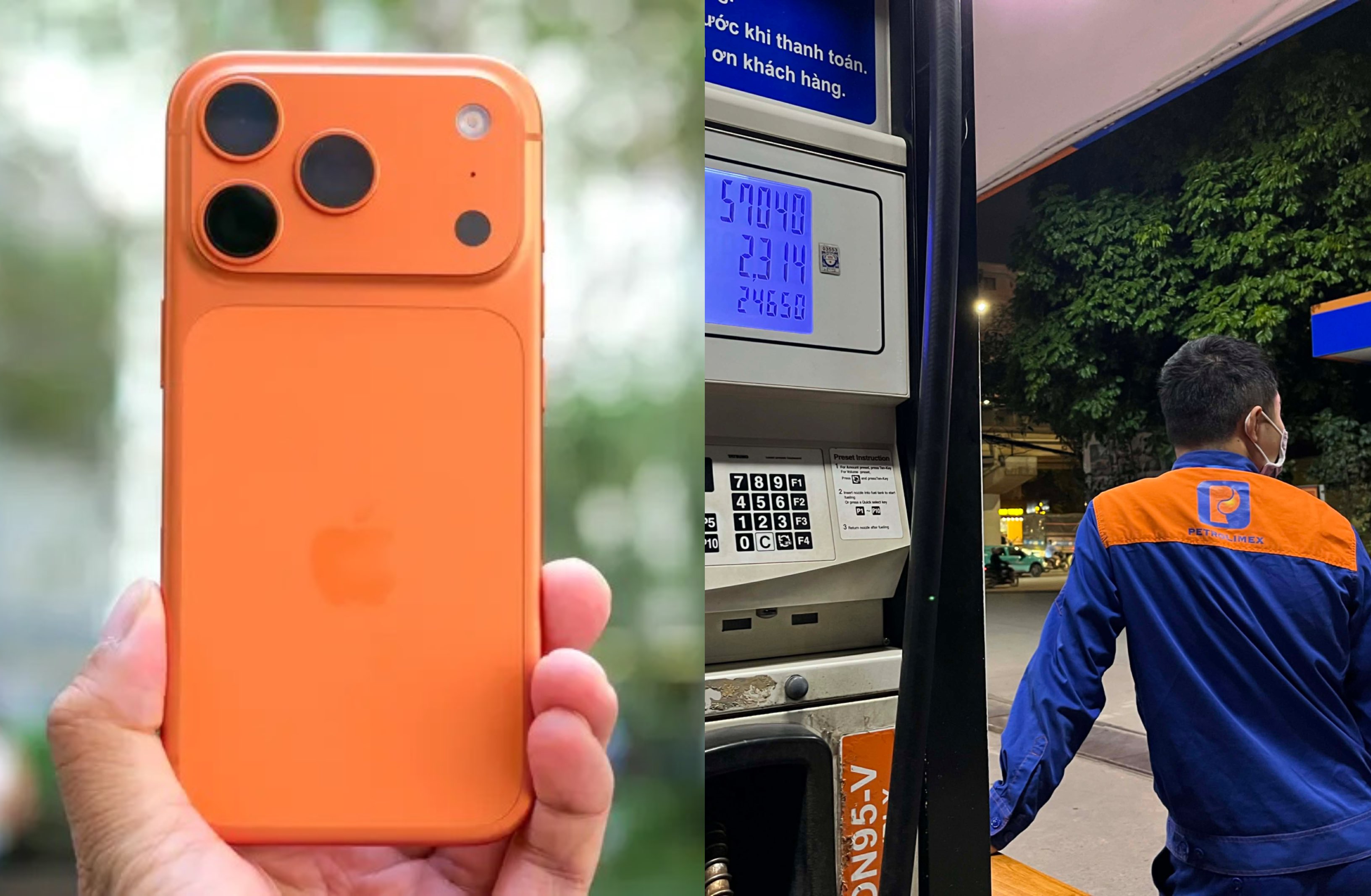 Bảng gi&aacute; xăng dầu h&ocirc;m nay 5/5: Xăng RON95 giảm hơn 10.000 đồng/l&iacute;t vẫn thua dầu diesel, iPhone cực rẻ