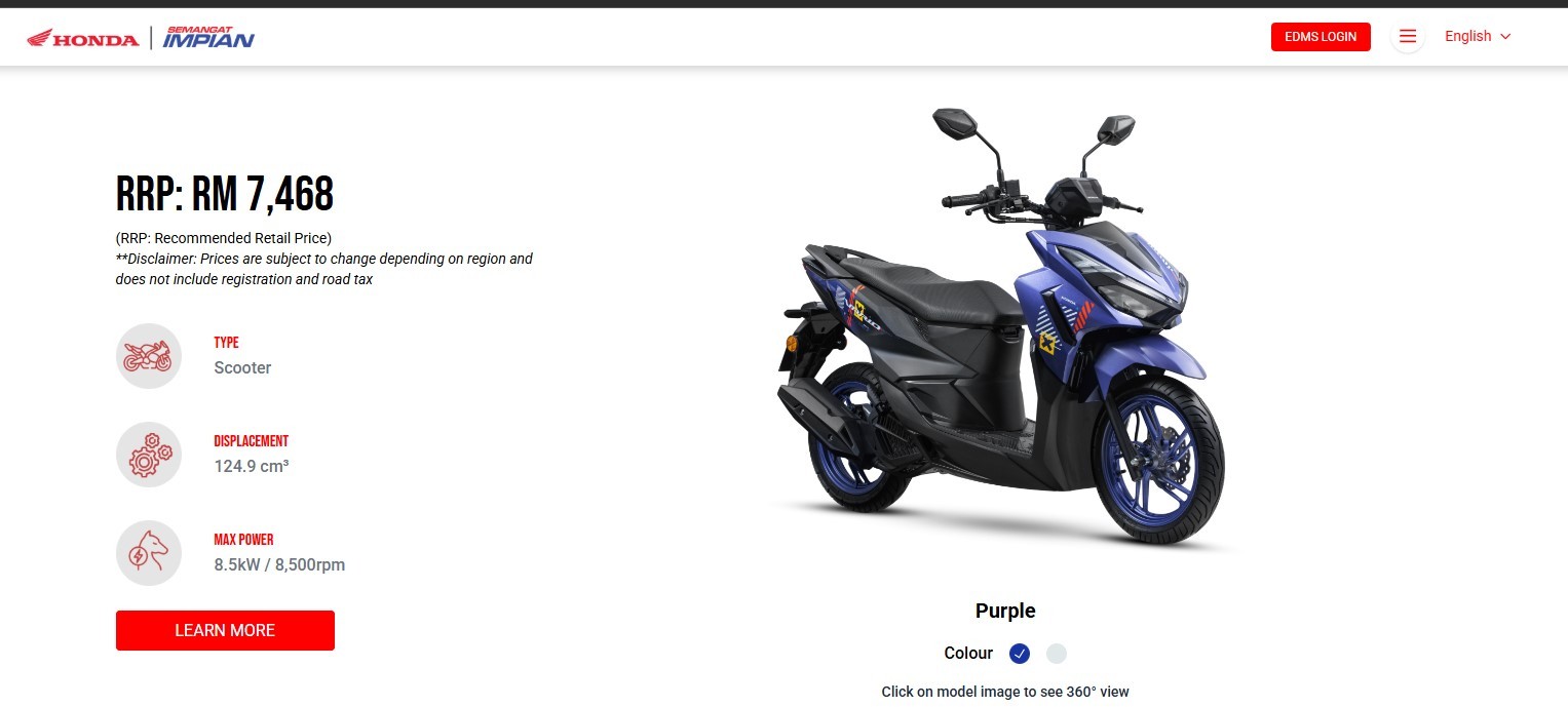 Honda ch&iacute;nh thức mở b&aacute;n &lsquo;vua xe ga&rsquo; 125cc mới cứng: Thiết kế ấn tượng hơn Air Blade v&agrave; SH 125i, gi&aacute; 43 triệu đồng ảnh 1