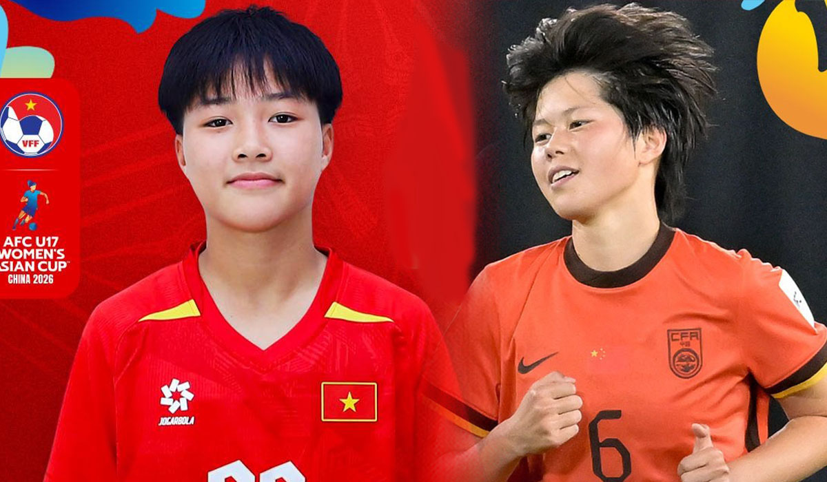 Lịch ph&aacute;t s&oacute;ng trực tiếp b&oacute;ng đ&aacute; U17 Việt Nam vs U17 Trung Quốc - Lịch trực tiếp VCK U17 nữ ch&acirc;u &Aacute; 2026