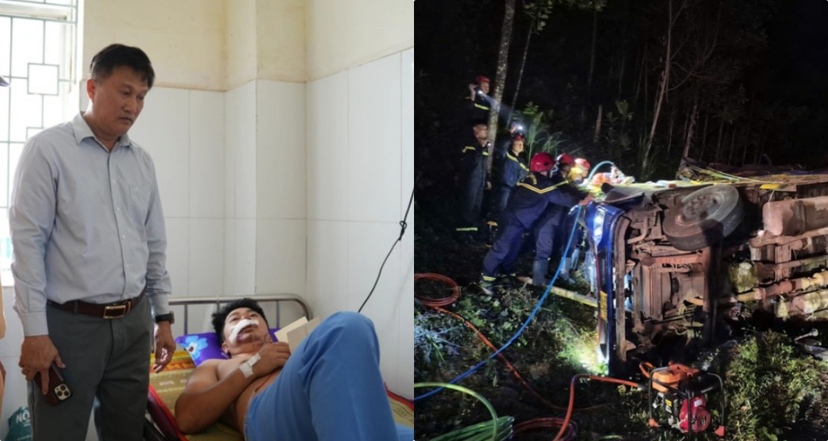 Tai nạn đèo Vi &Ocirc; Lăk khiến 2 người tử vong: T&igrave;nh h&igrave;nh sức khỏe người c&ograve;n sống, lộ gi&acirc;y ph&uacute;t sinh tử