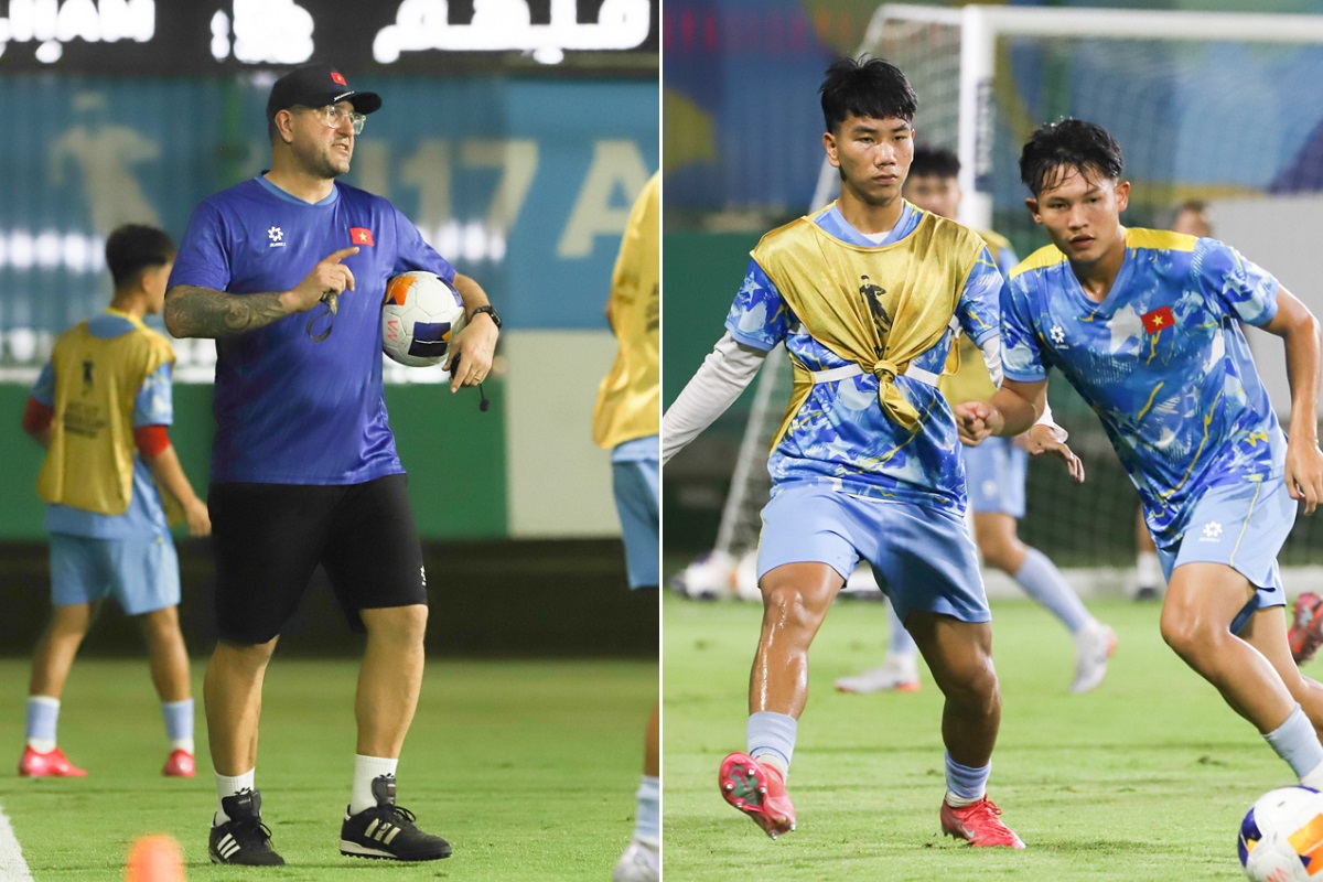 HLV Cristiano Roland thay đổi kế hoạch ngay trước trận U17 Việt Nam đấu với U17 Yemen