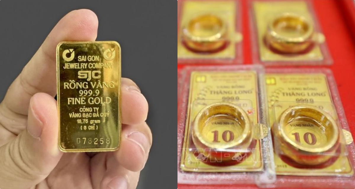 Gi&aacute; v&agrave;ng h&ocirc;m nay 5/5: Bảng gi&aacute; v&agrave;ng miếng SJC nhẫn 9999 diễn biến lạ v&agrave; hiếm, thị trường c&oacute; theo đ&agrave; d&agrave;i l&acirc;u?