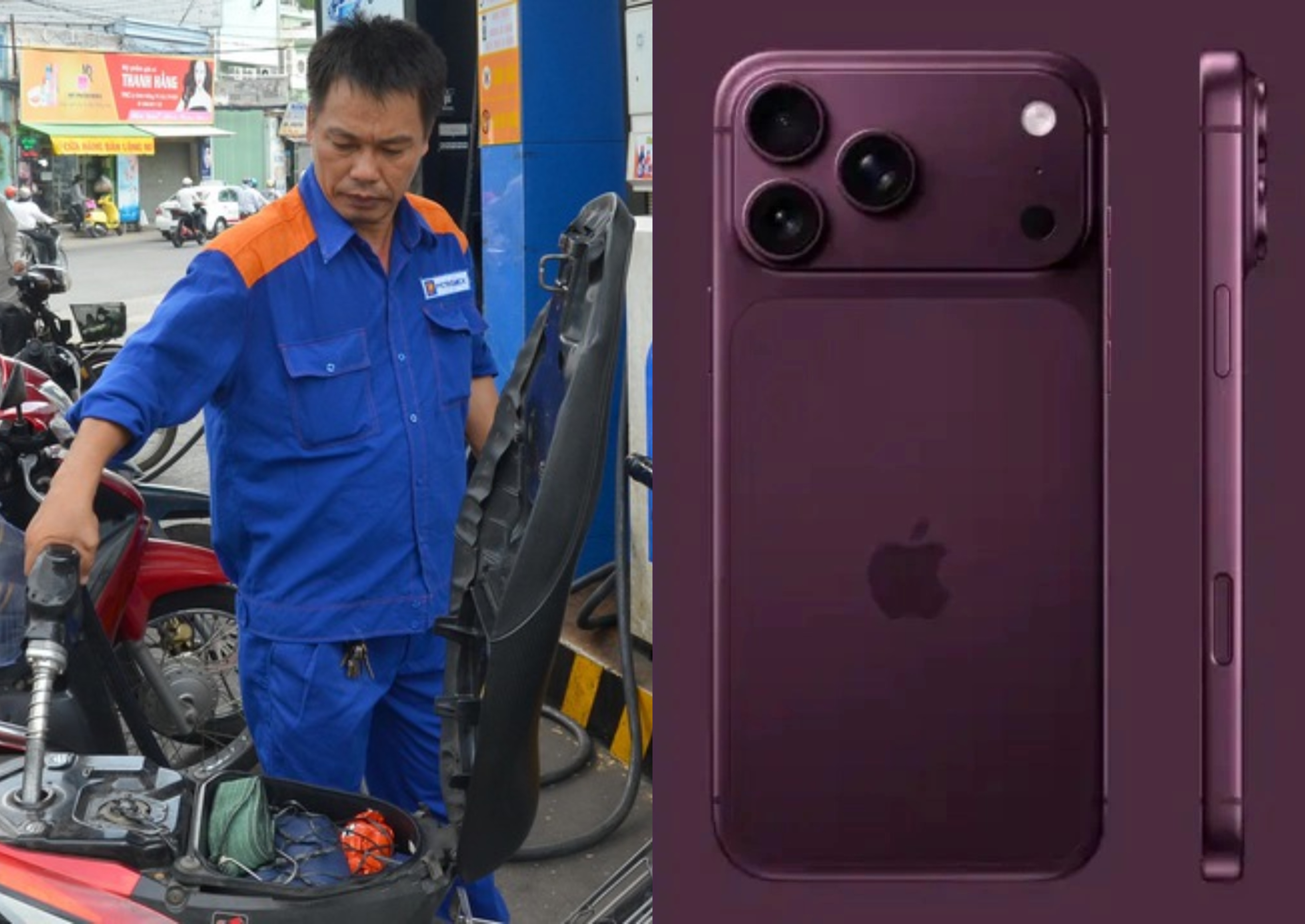 Bảng gi&aacute; xăng dầu h&ocirc;m nay chiều 5/5: Xăng RON92 vẫn rẻ hơn đỉnh 8000 đồng, gi&aacute; iPhone 18 Pro Max rẻ