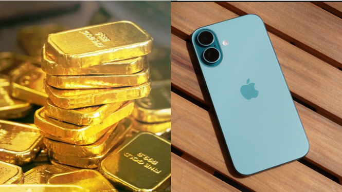 Gi&aacute; v&agrave;ng trong nước 5/5: Đồng loạt `bốc hơi` 1,3 triệu đồng mỗi lượng, gi&aacute; iPhone 16 rẻ 