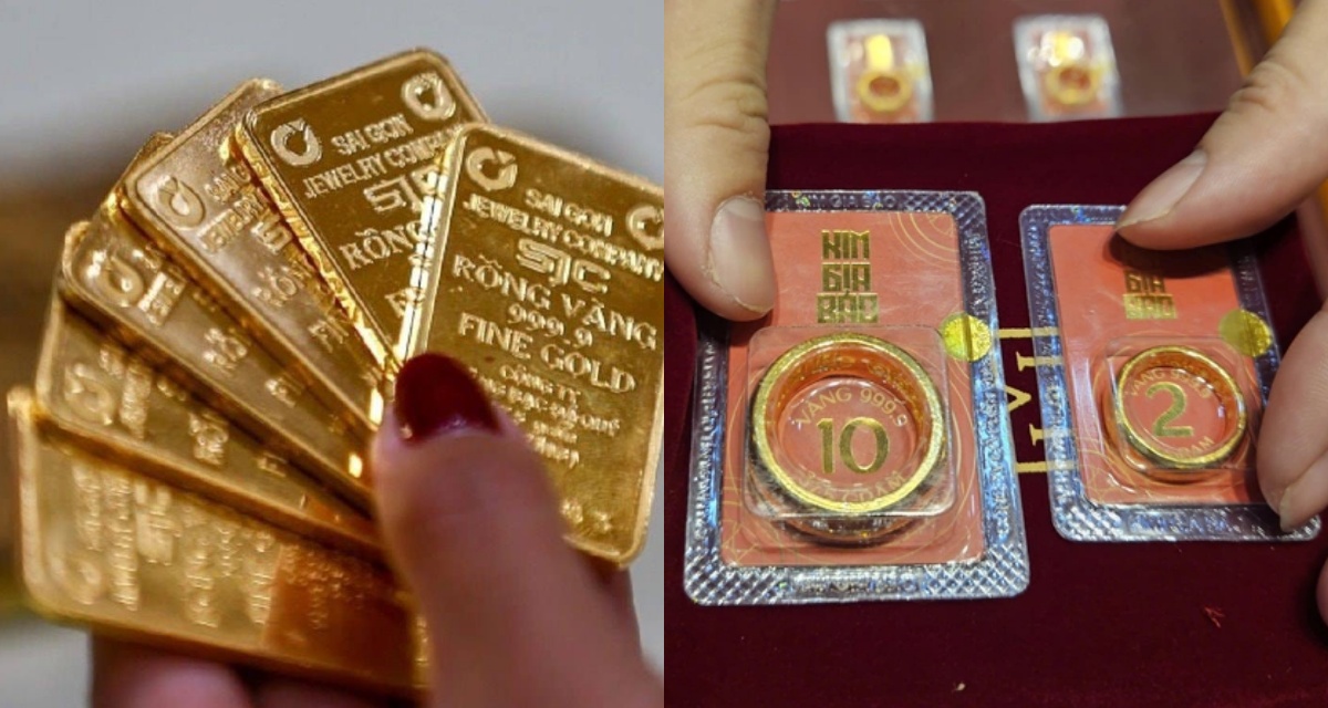 Gi&aacute; v&agrave;ng h&ocirc;m nay (chiều 5/5): V&agrave;ng SJC, nhẫn 9999 giảm tới 1,8 triệu/lượng, người d&acirc;n c&oacute; n&ecirc;n &lsquo;bắt đ&aacute;y\'?