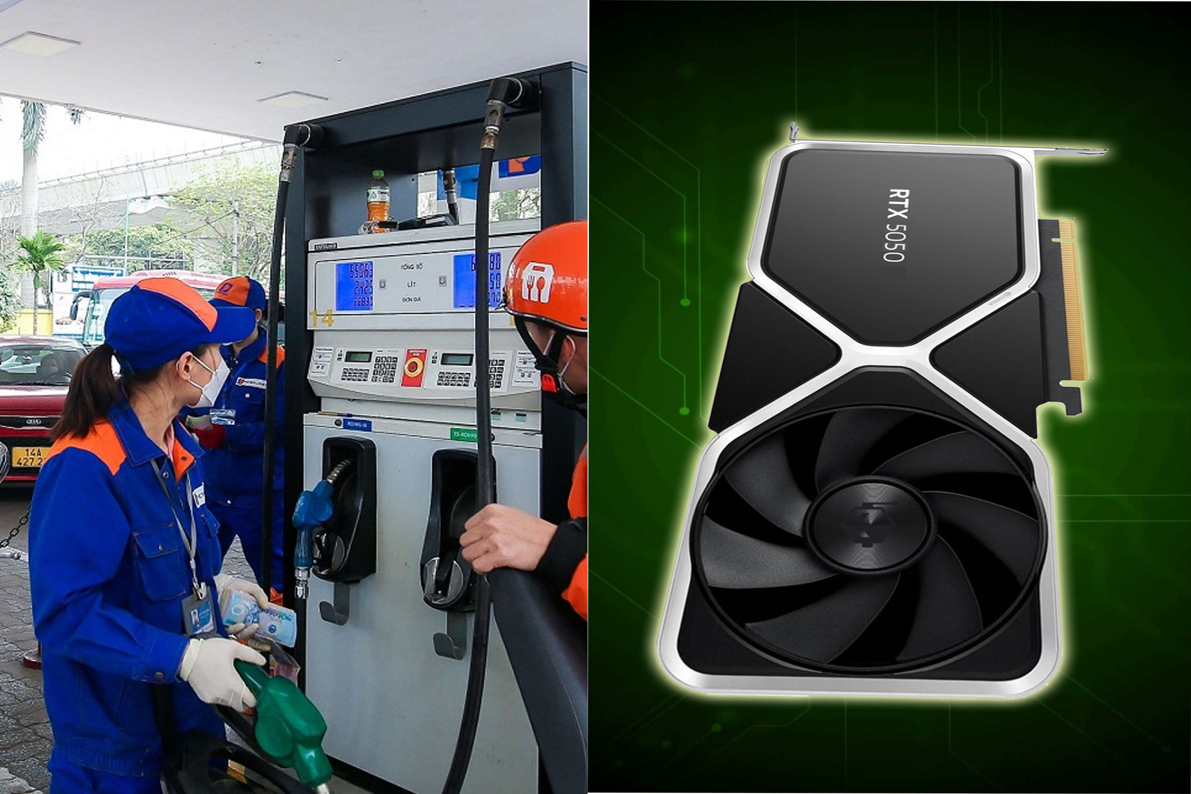 Gi&aacute; xăng RON95 h&ocirc;m nay 5/5 giảm gần 30% so với đỉnh, gi&aacute; c&aacute;c d&ograve;ng card m&agrave;n h&igrave;nh RTX 5050 biến động thế n&agrave;o?