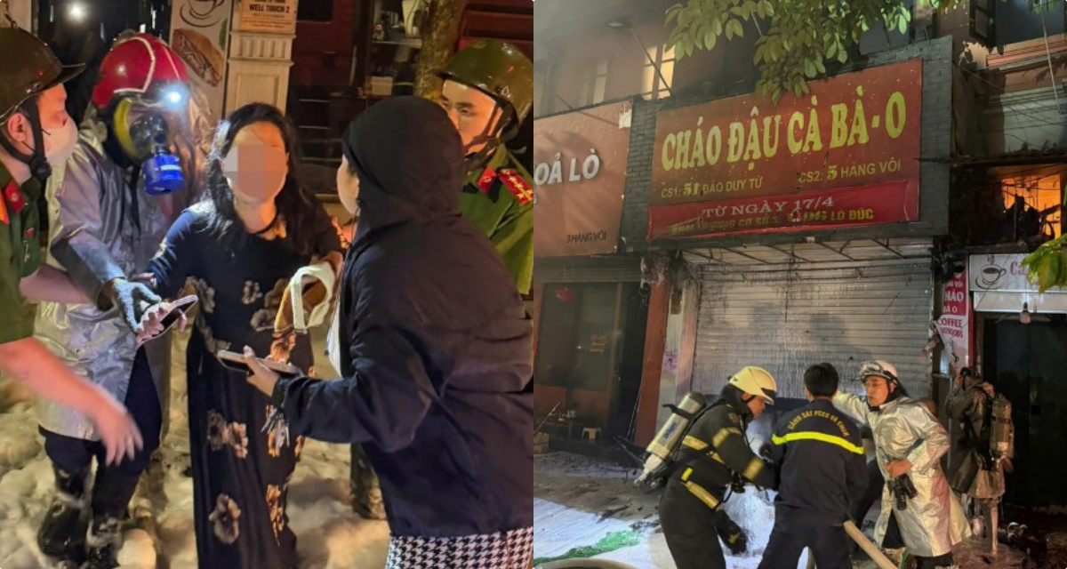 Ch&aacute;y h&agrave;ng ch&aacute;o ở phố cổ H&agrave; Nội: Tiết lộ gi&acirc;y ph&uacute;t \'ng&agrave;n c&acirc;n treo sợi t&oacute;c\' cứu 4 nạn nh&acirc;n tho&aacute;t chết