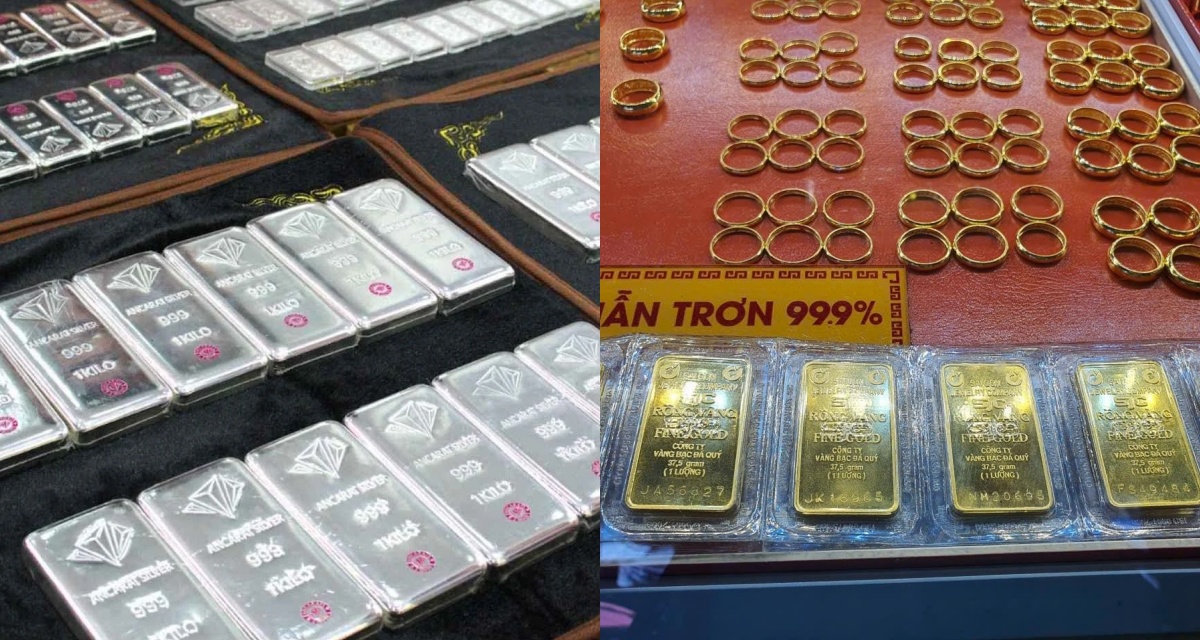 Gi&aacute; v&agrave;ng, bạc h&ocirc;m nay 6/5: V&agrave;ng SJC, nhẫn 9999, gi&aacute; bạc c&ugrave;ng đổi gi&aacute;, người mua l&uacute;c n&agrave;y lời hay lỗ?