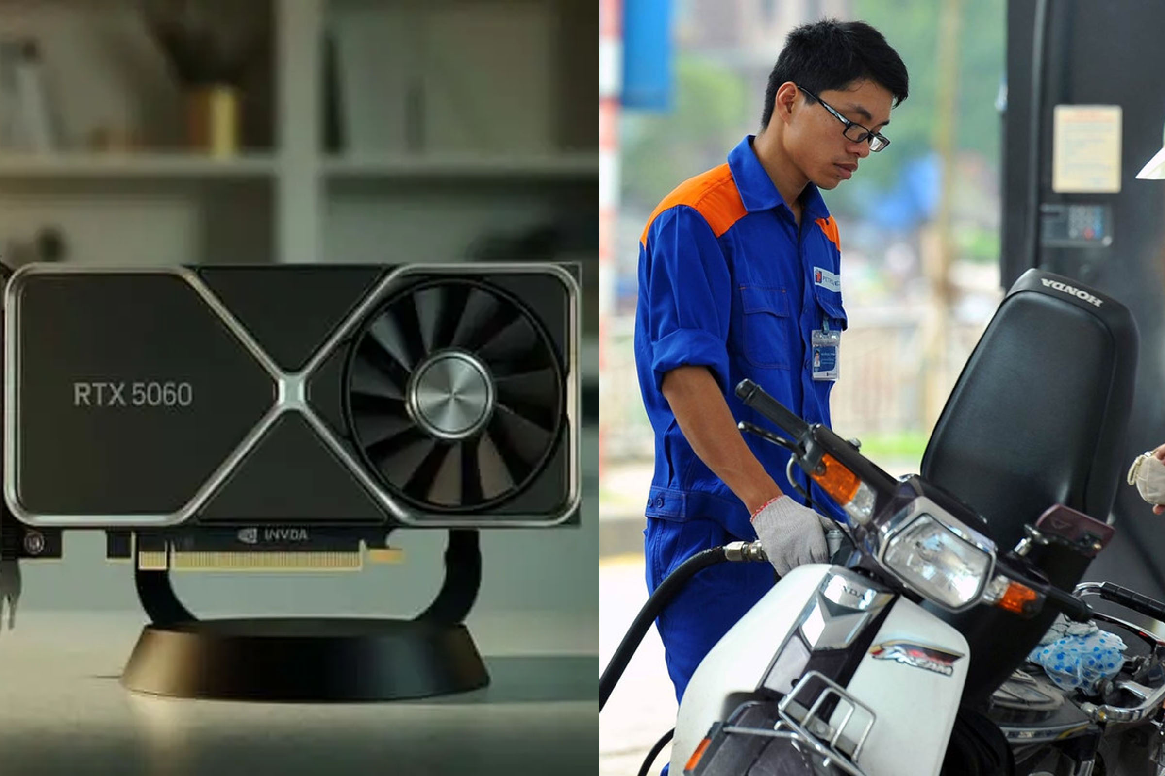 Bảng gi&aacute; xăng dầu h&ocirc;m nay 7/5: Xăng, dầu duy tr&igrave; mức thấp, chuẩn bị c&oacute; thay đổi, gi&aacute; VGA RTX 5060 ra sao?