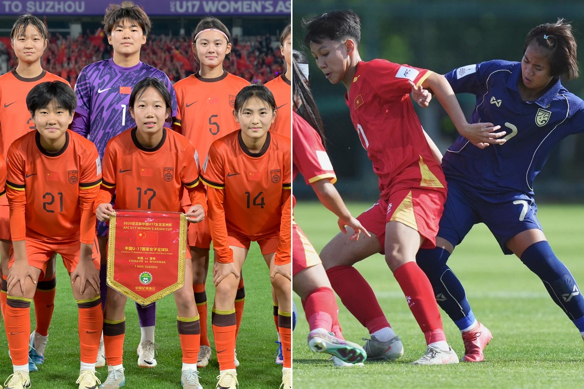 Kết quả b&oacute;ng đ&aacute; U17 Trung Quốc vs U17 Th&aacute;i Lan - VCK U17 nữ ch&acirc;u &Aacute; 2026: U17 Việt Nam lập kỳ t&iacute;ch