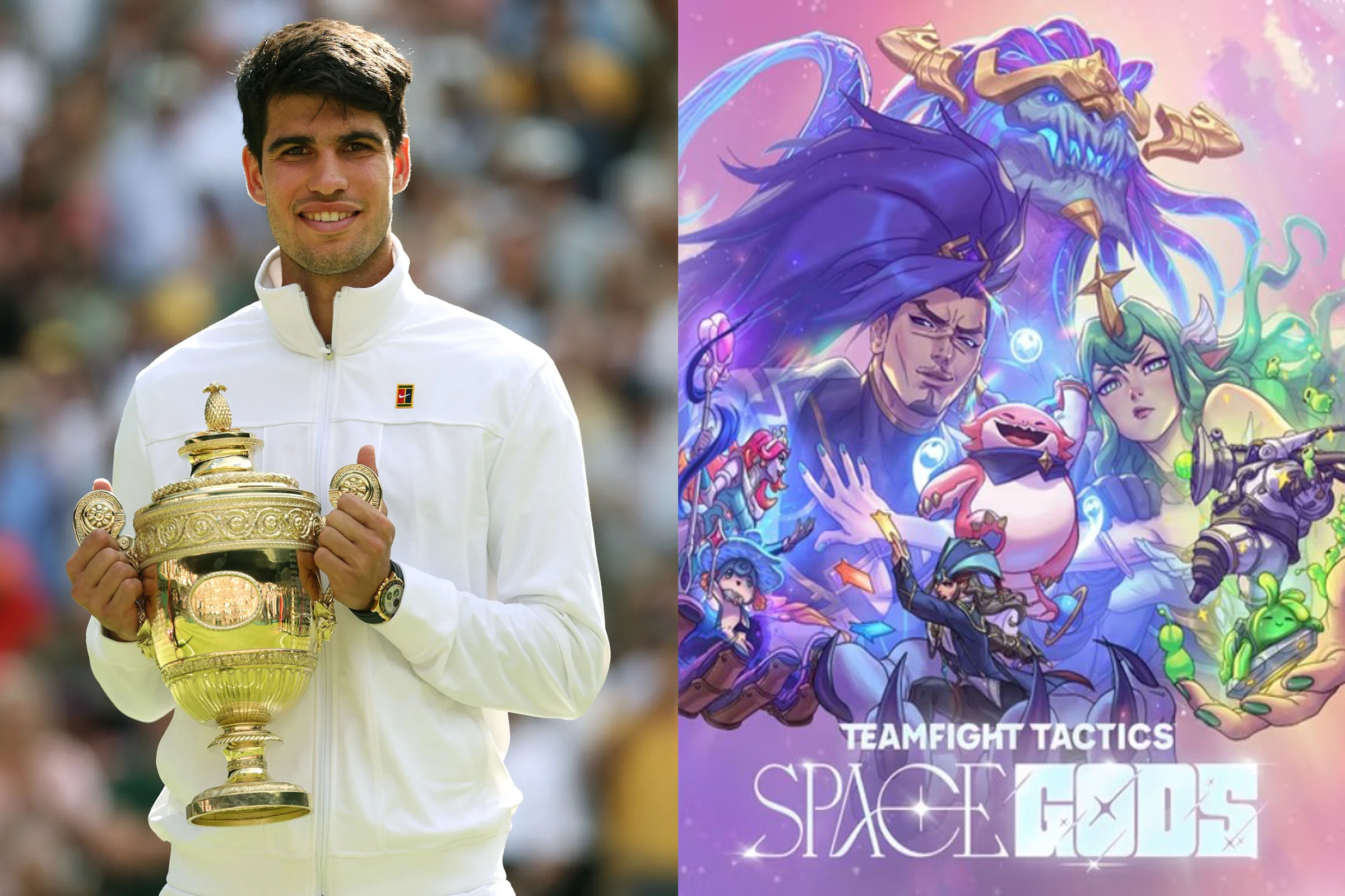 VĐV Tennis số 2 thế giới Carlos Alcaraz chia sẻ khoảnh khắc đạt mốc rank Bạch Kim tựa game Đấu Trường Ch&acirc;n L&yacute;