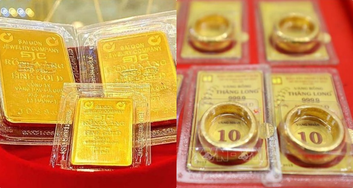 Gi&aacute; v&agrave;ng h&ocirc;m nay 7/5: V&agrave;ng miếng SJC nhẫn 9999 tăng bấp chấp, thị trường ch&iacute;nh thức \'đổi luật chơi\'