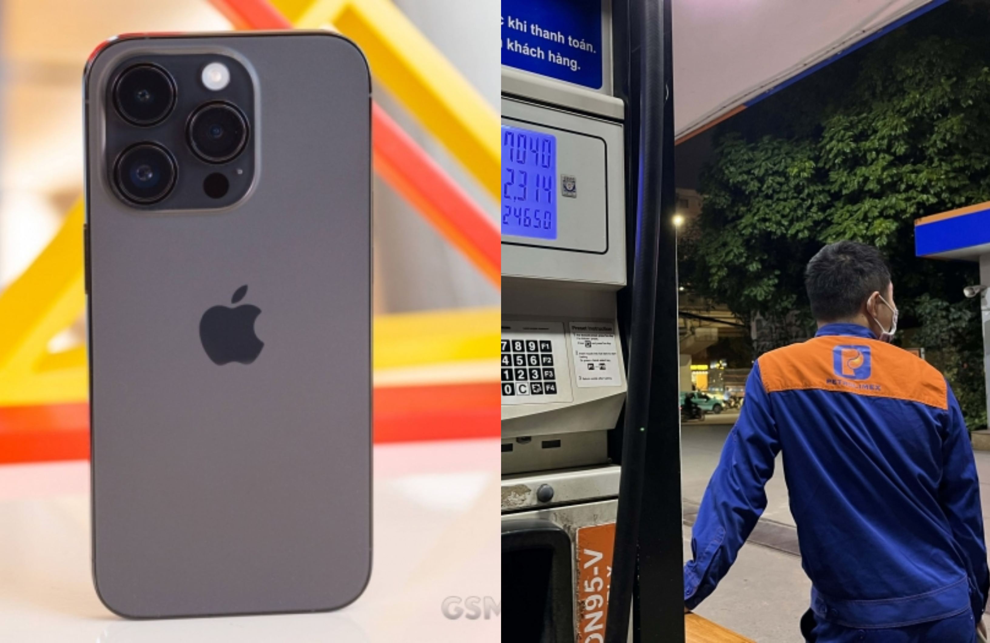 Bảng gi&aacute; xăng dầu h&ocirc;m nay tối 7/5: Dầu diesel rẻ hơn đỉnh gần 18.000 đồng, iPhone 14 Pro rẻ như cho