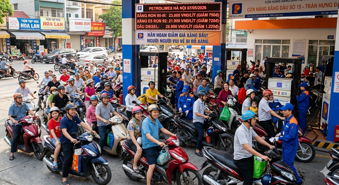S&aacute;ng nay (7/5), gi&aacute; xăng dầu n&iacute;n thở chờ \'mốc giảm\' mới 1.200 đồng/l&iacute;t, gi&aacute; S26 Ultra v&agrave; 17 Pro Max điều chỉnh s&acirc;u