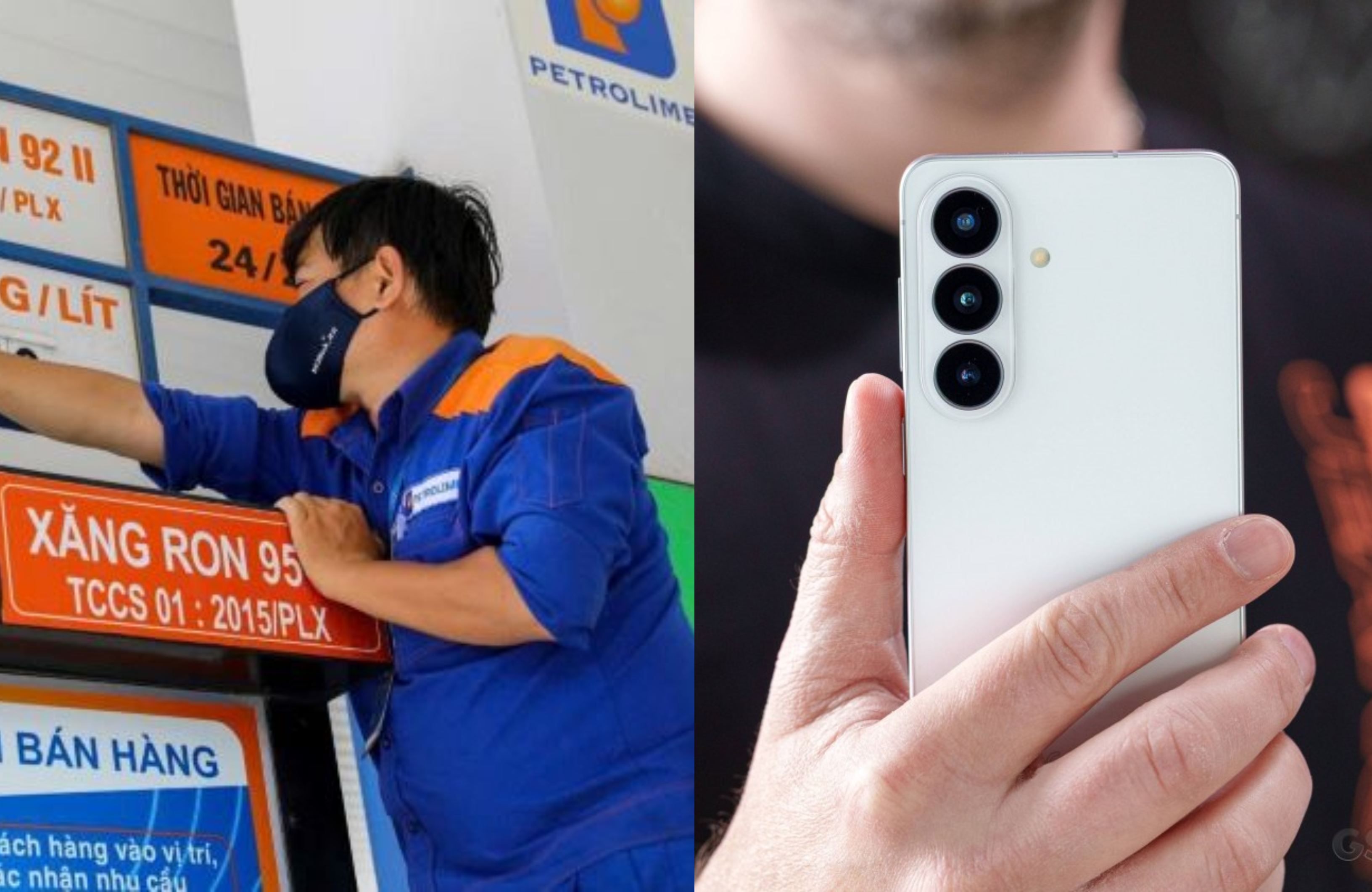 Bảng gi&aacute; xăng dầu h&ocirc;m nay 8/5: Ch&iacute;nh thức tăng với xăng RON 95 v&agrave; RON 92 nhưng vẫn rẻ, gi&aacute; Galaxy S26 ra sao?
