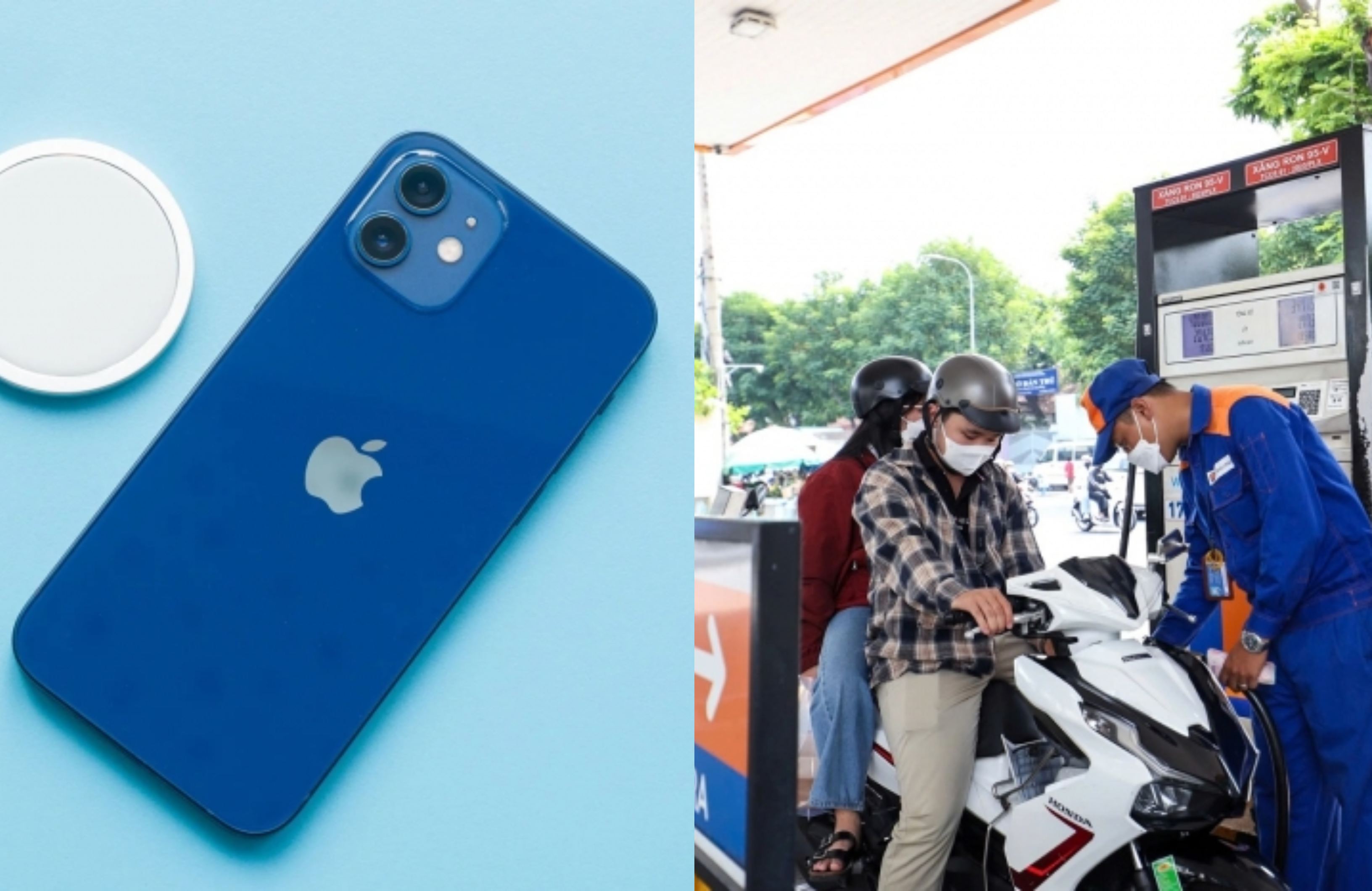 Bảng gi&aacute; xăng dầu h&ocirc;m nay chiều 8/5: Xăng RON 92 lao dốc gần 8.000 đồng từ đỉnh, iPhone 12 c&oacute; rẻ?