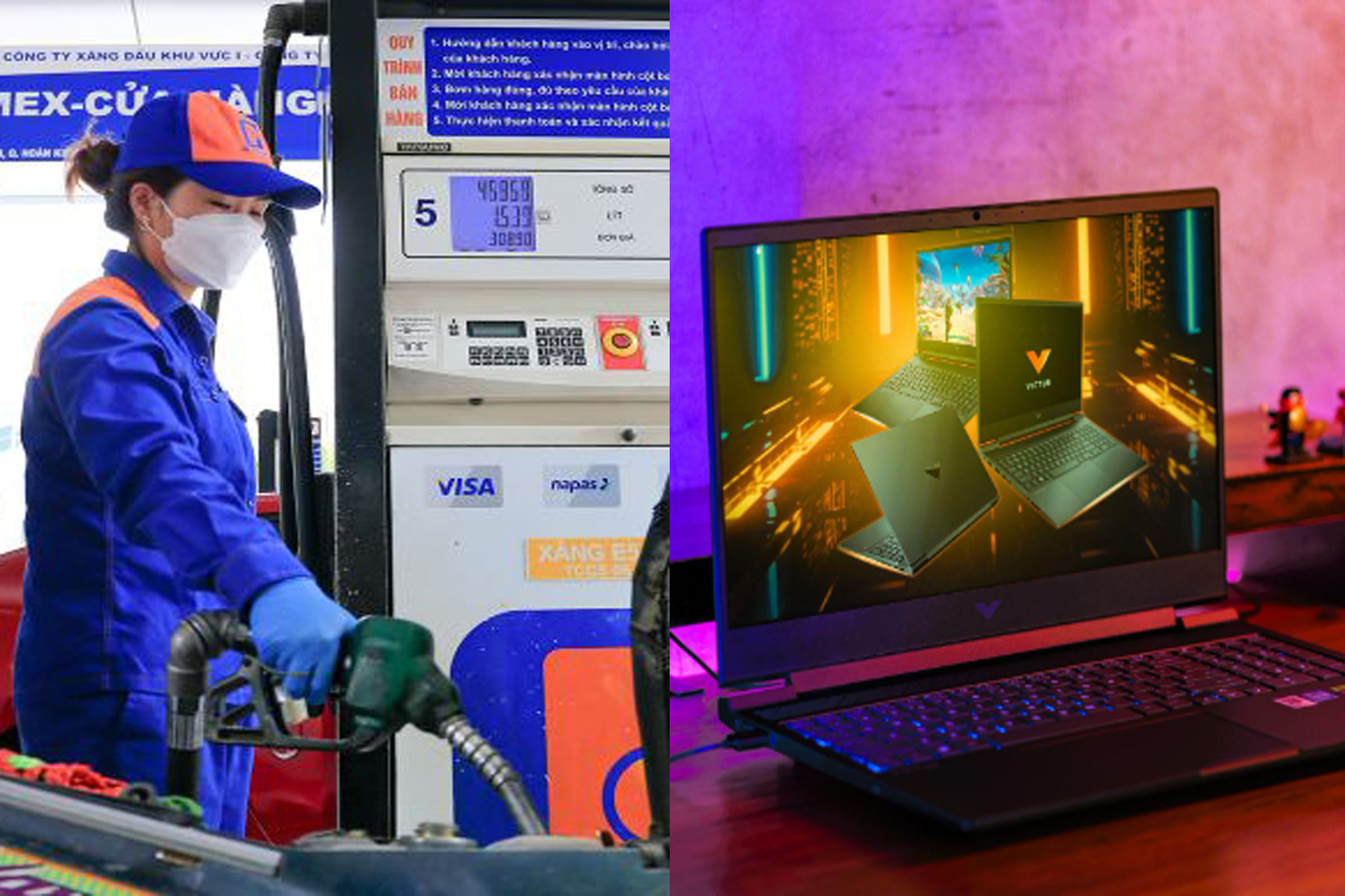 Bảng gi&aacute; xăng dầu chiều 8/5: Xăng, dầu diễn biến tr&aacute;i chiều, bảng gi&aacute; laptop gaming HP ch&iacute;nh h&atilde;ng ra sao?