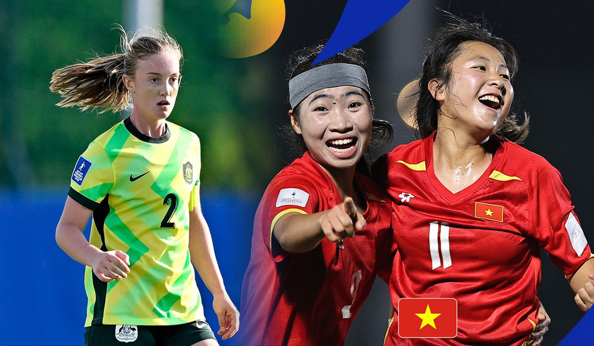Lịch ph&aacute;t s&oacute;ng trực tiếp b&oacute;ng đ&aacute; U17 nữ Việt Nam đấu U17 nữ Australia - Tứ kết VCK U17 ch&acirc;u &Aacute; 2026