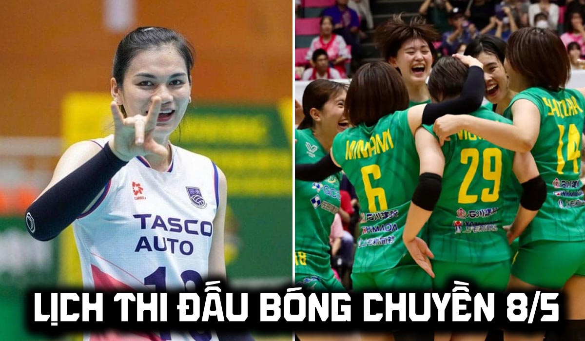 Lịch thi đấu b&oacute;ng chuyền h&ocirc;m nay 8/5: ĐKVĐ Việt Nam gặp đội n&agrave;o trận mở m&agrave;n C&uacute;p VTV9 B&igrave;nh Điền 2026?