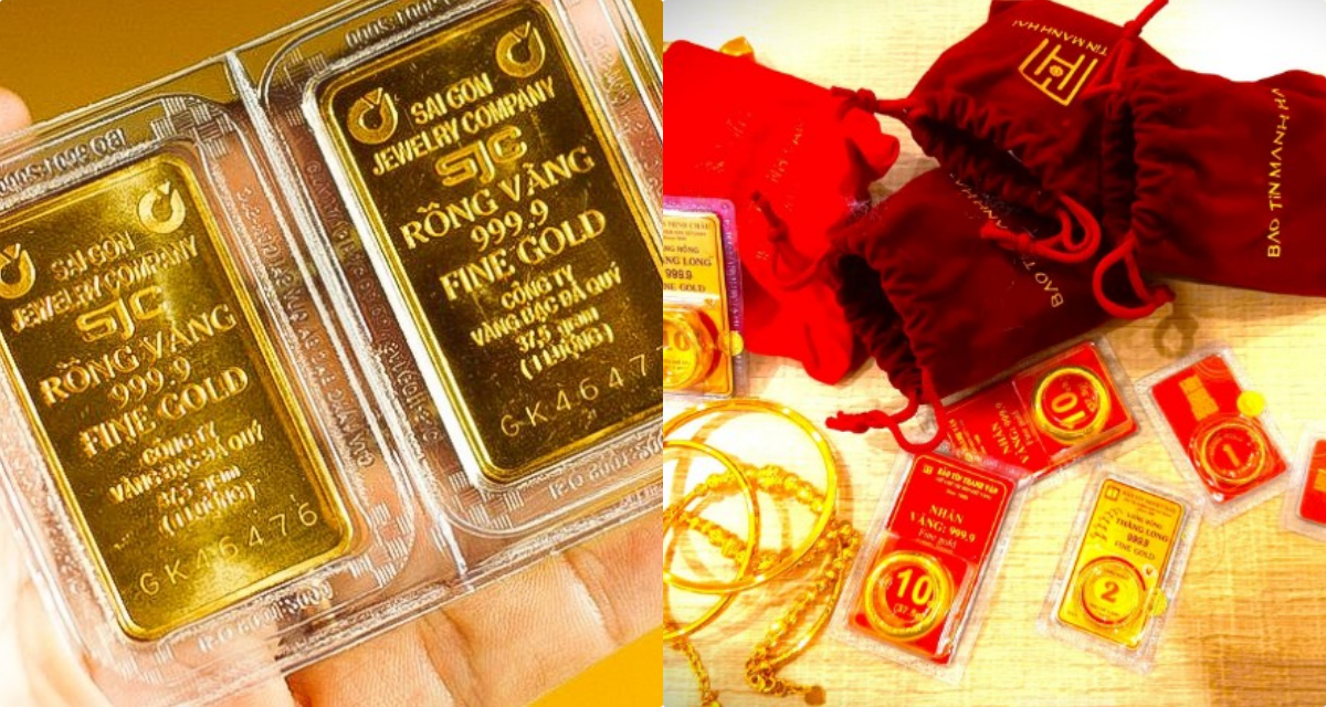 Bảng gi&aacute; v&agrave;ng h&ocirc;m nay 9/5: V&agrave;ng miếng SJC nhẫn 9999 l&ecirc;n ngưỡng \'đỉnh cao\', tăng 1 triệu sau v&agrave;i giờ