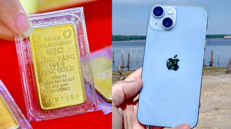 Giá vàng hôm nay ngày 9/5: Vàng miếng 167,5 triệu đồng/lượng, iPhone 14 vua giảm giá