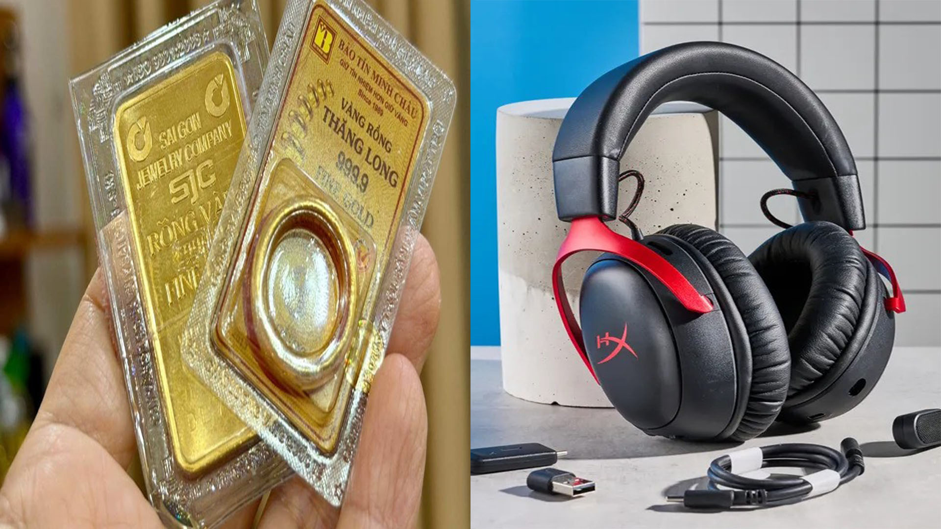 Gi&aacute; v&agrave;ng h&ocirc;m nay 10/5: Tăng 1,5 triệu đồng trong tuần nhưng người mua vẫn lỗ, tai nghe gaming HyperX gi&aacute; c&oacute; tốt kh&ocirc;ng?