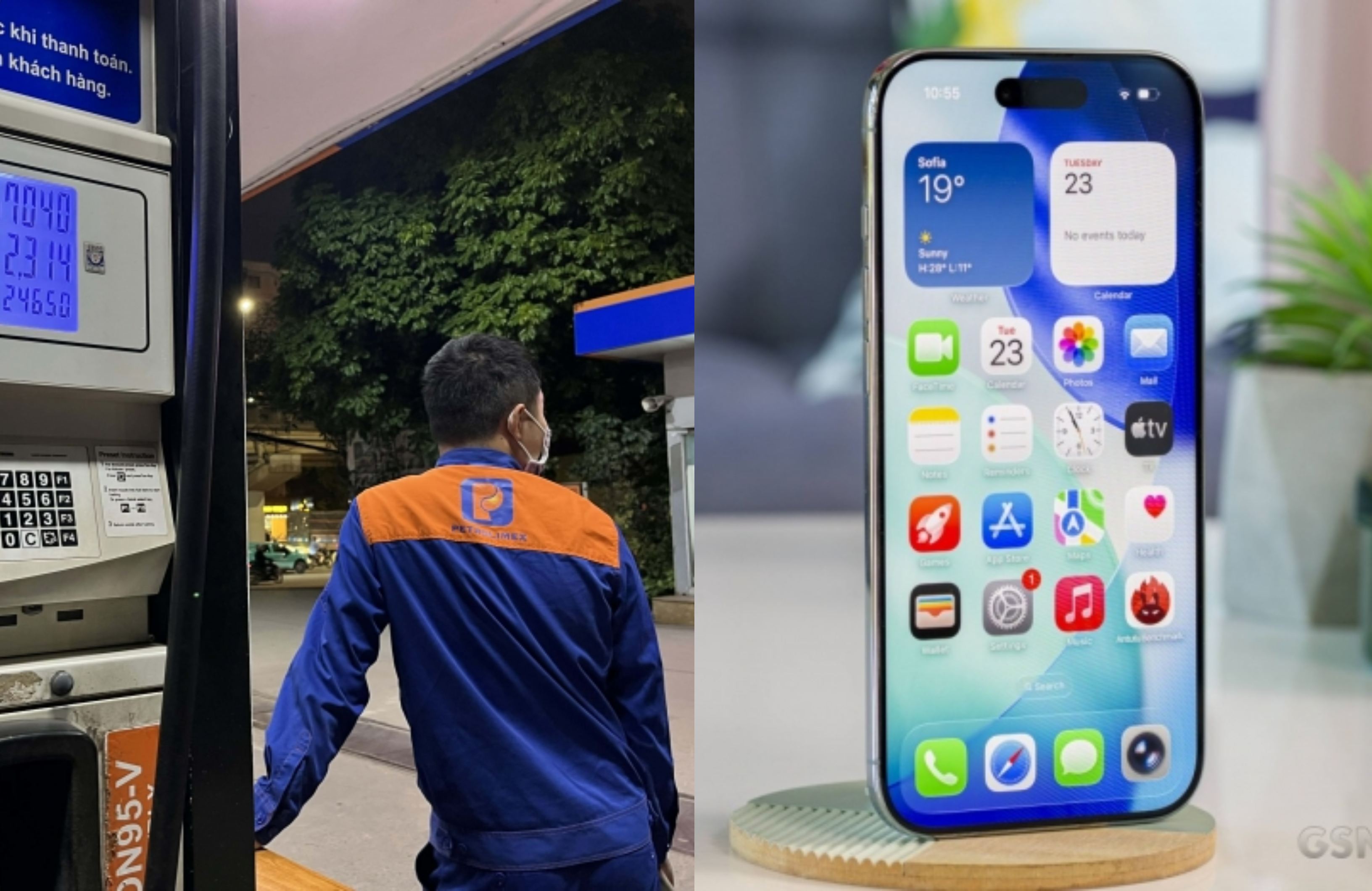 Gi&aacute; xăng dầu h&ocirc;m nay chiều 10/5: Xăng RON95, RON92, dầu Diesel vẫn đồng loạt rẻ iPhone Air rẻ cỡ n&agrave;o
