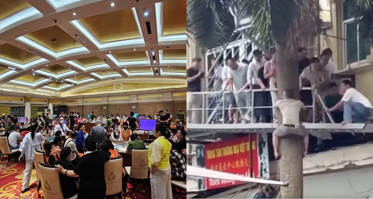 Sự thật ph&iacute;a sau clip nh&oacute;m người &lsquo;đu c&acirc;y th&aacute;o chạy khỏi casino&rsquo; ở Lạng Sơn