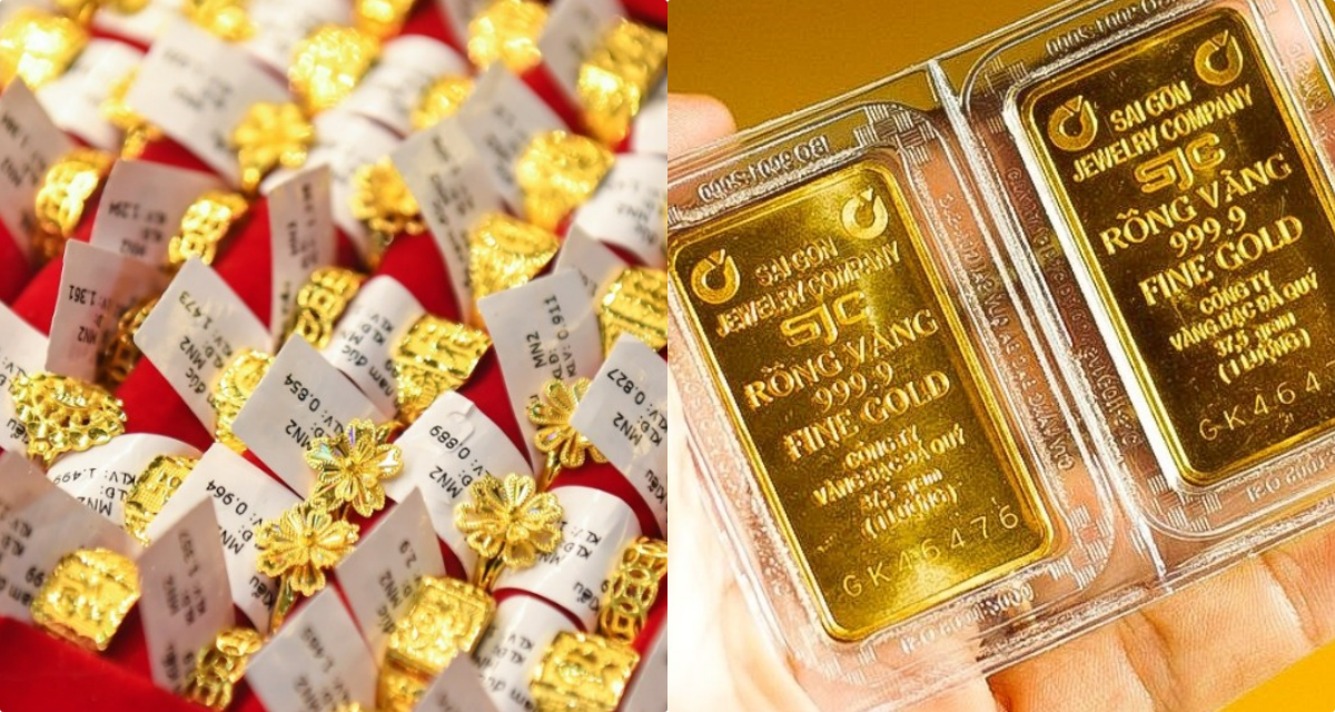 Bảng gi&aacute; v&agrave;ng h&ocirc;m nay 11/5: V&agrave;ng miếng SJC nhẫn 9999 \'rớt gi&aacute; thảm hại\' 4 lần trong 1 ng&agrave;y, cảnh b&aacute;o c&ograve;n giảm!