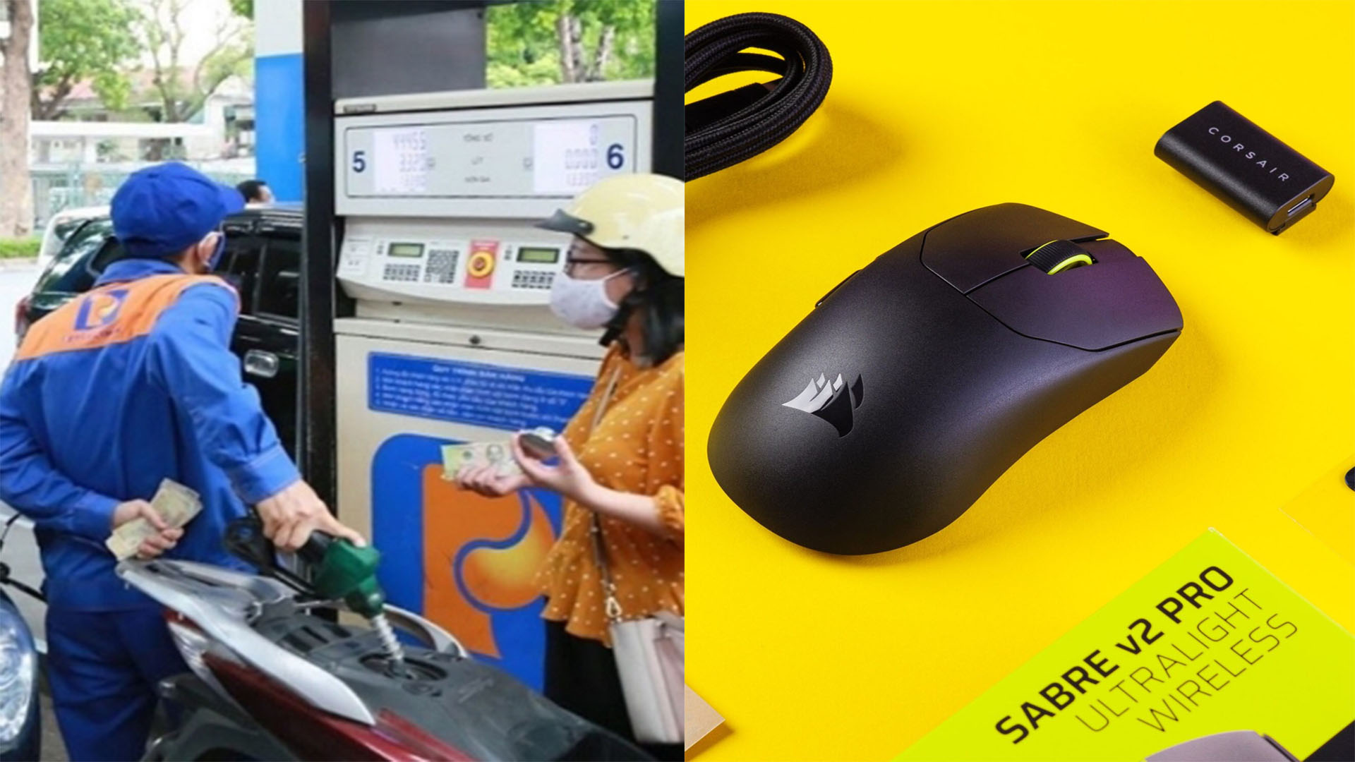 Bảng gi&aacute; xăng dầu s&aacute;ng 12/5: Xăng RON95 vượt mốc 24.000, dầu giảm lần thứ 6 trong th&aacute;ng, chuột gaming Corsair gi&aacute; sao?