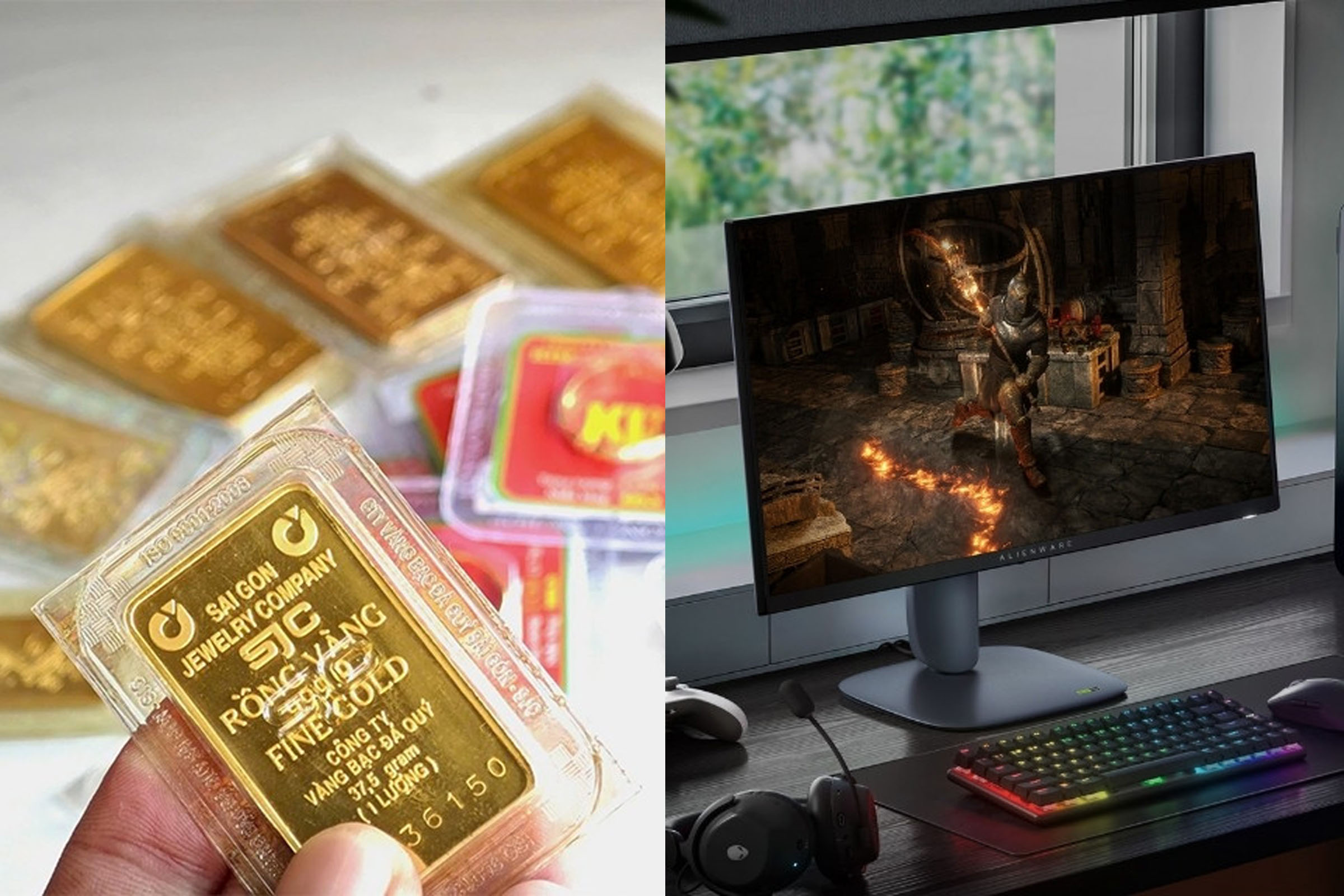Gi&aacute; v&agrave;ng miếng SJC, v&agrave;ng nhẫn h&ocirc;m nay 11/5 bất ngờ lao dốc trượt gi&aacute;, m&agrave;n h&igrave;nh gaming Dell gi&aacute; ra sao?