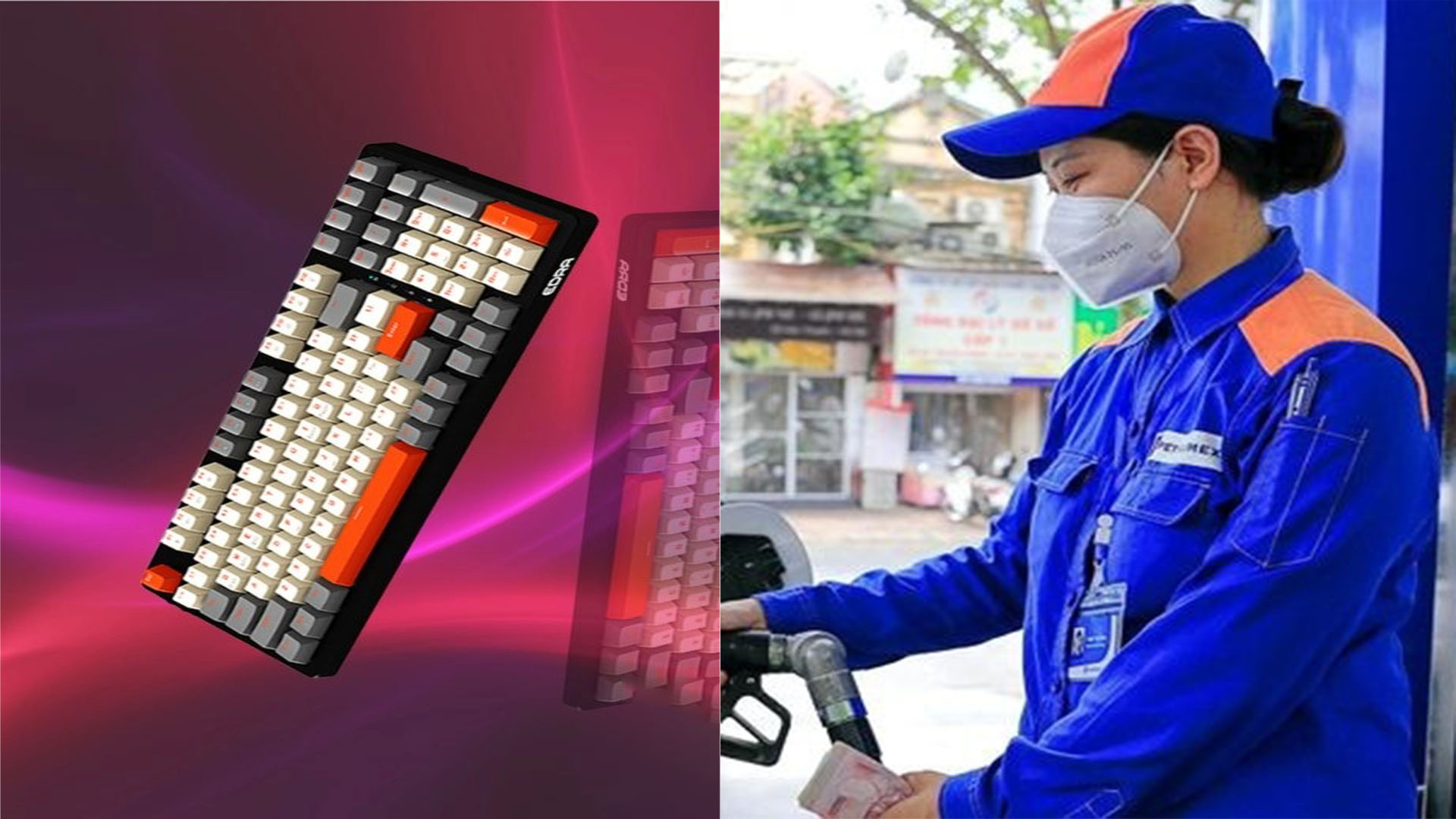 Gi&aacute; xăng RON95 h&ocirc;m nay 12/5 rẻ hơn 9000 đồng/l&iacute;t so với đỉnh, dầu giảm \'sập s&agrave;n\', b&agrave;n ph&iacute;m gaming E-Dra gi&aacute; si&ecirc;u mềm