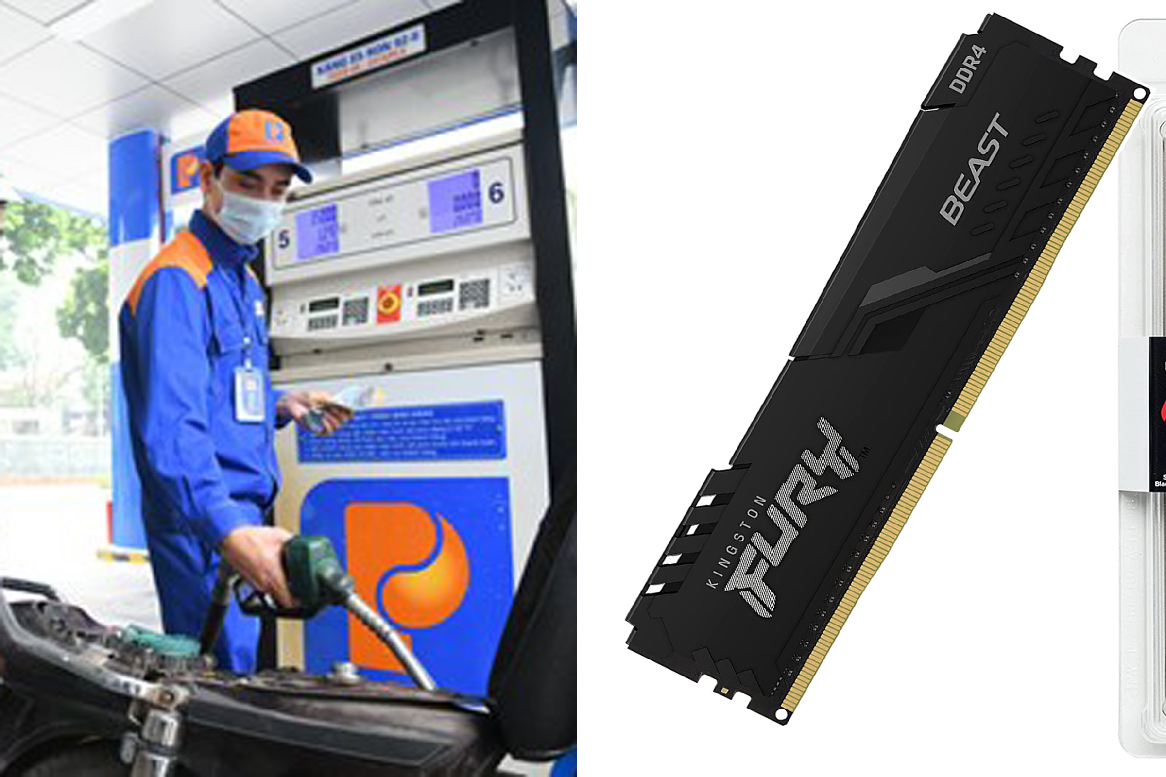 Bảng gi&aacute; xăng dầu ng&agrave;y 11/5: Xăng, dầu trong nước diễn biến tr&aacute;i chiều, RAM Kingston giữ gi&aacute; ổn định