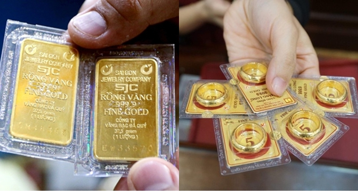 Gi&aacute; v&agrave;ng h&ocirc;m nay 11/5 mới nhất: Rơi thẳng đứng, v&agrave;ng SJC 2 lần giảm, \'bay mất\' 1,1 triệu đồng/lượng
