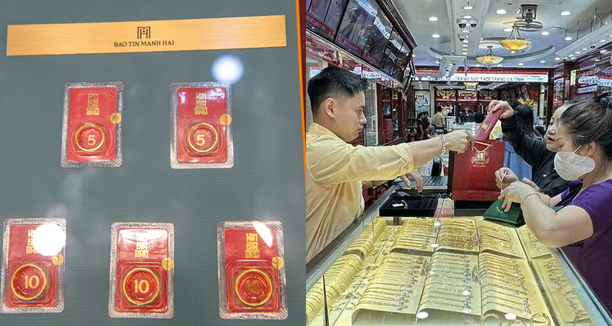 Gi&aacute; v&agrave;ng h&ocirc;m nay 12/5: V&agrave;ng SJC, nhẫn 9999 giảm 2,3 triệu, thế giới tăng phi m&atilde;, ch&ecirc;nh lệch kỷ lục