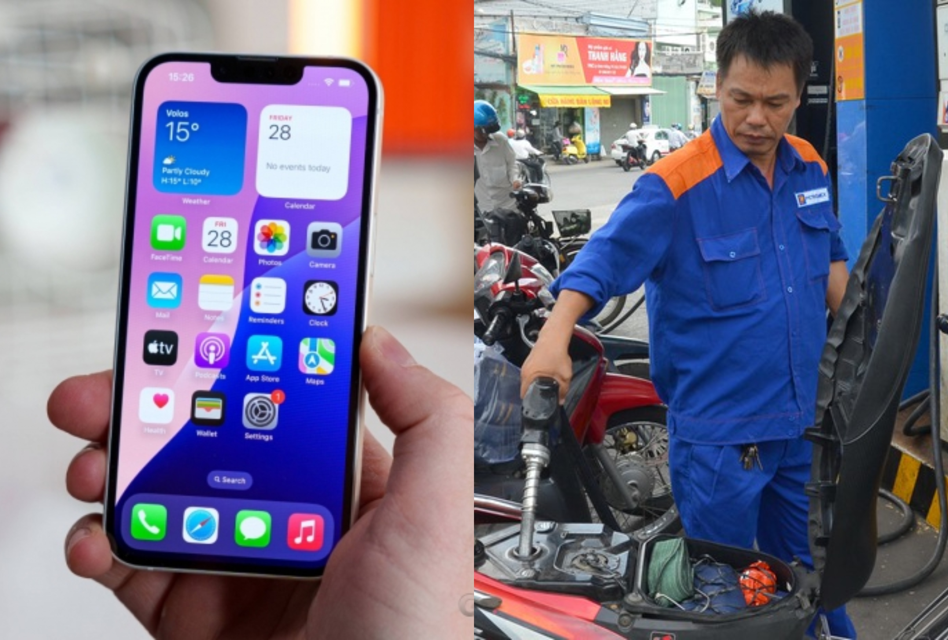 Bảng gi&aacute; xăng dầu trong nước tối h&ocirc;m nay 12/5: Dầu diesel lao dốc hơn 17.000 đồng từ đỉnh, iPhone 16e rẻ như cho