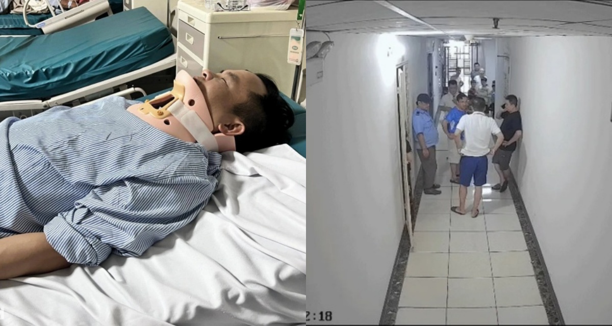 T&igrave;nh trạng sức khoẻ đ&aacute;ng lo của người bị h&agrave;nh hung khi nhắc cư d&acirc;n đeo rọ m&otilde;m cho ch&oacute; ở H&agrave; Nội