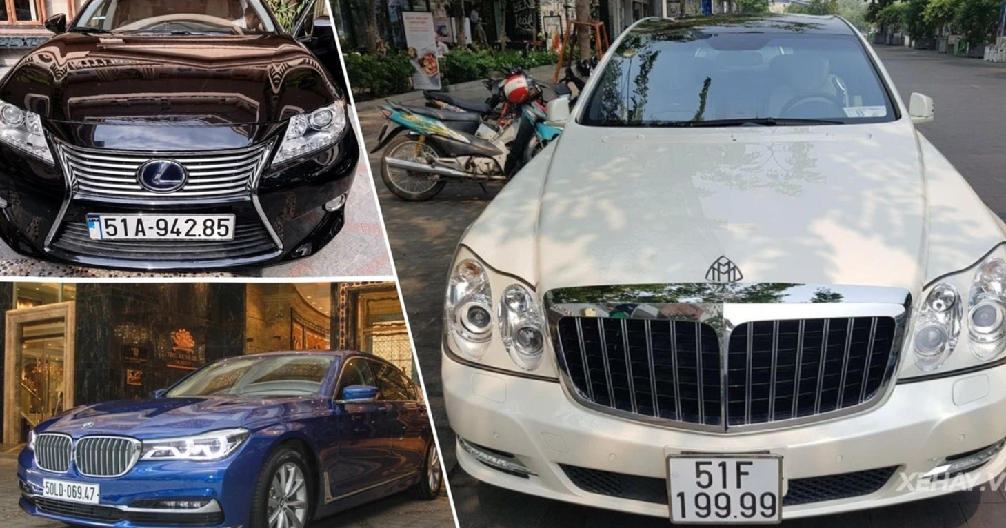 Cận cảnh d&agrave;n xe sang chục tỷ của b&agrave; Trương Mỹ Lan sắp đấu gi&aacute;: Maybach, Lexus LX 570 v&agrave; BMW 750Li đều \'g&oacute;p mặt\'