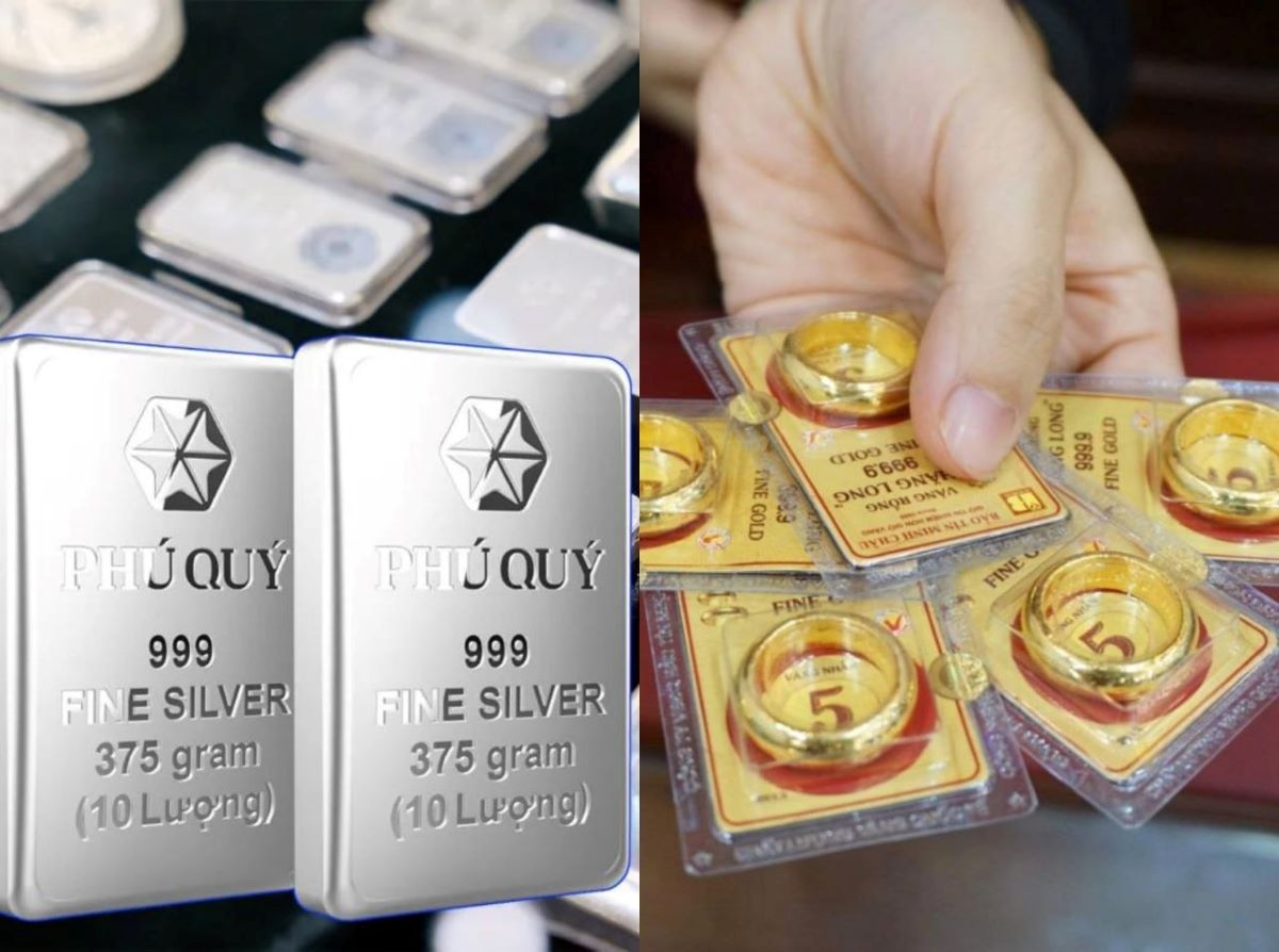 Gi&aacute; v&agrave;ng h&ocirc;m nay 13/5: V&agrave;ng SJC đồng loạt lao dốc về 165 triệu đồng, bạc bất ngờ neo cao 88 triệu/kg