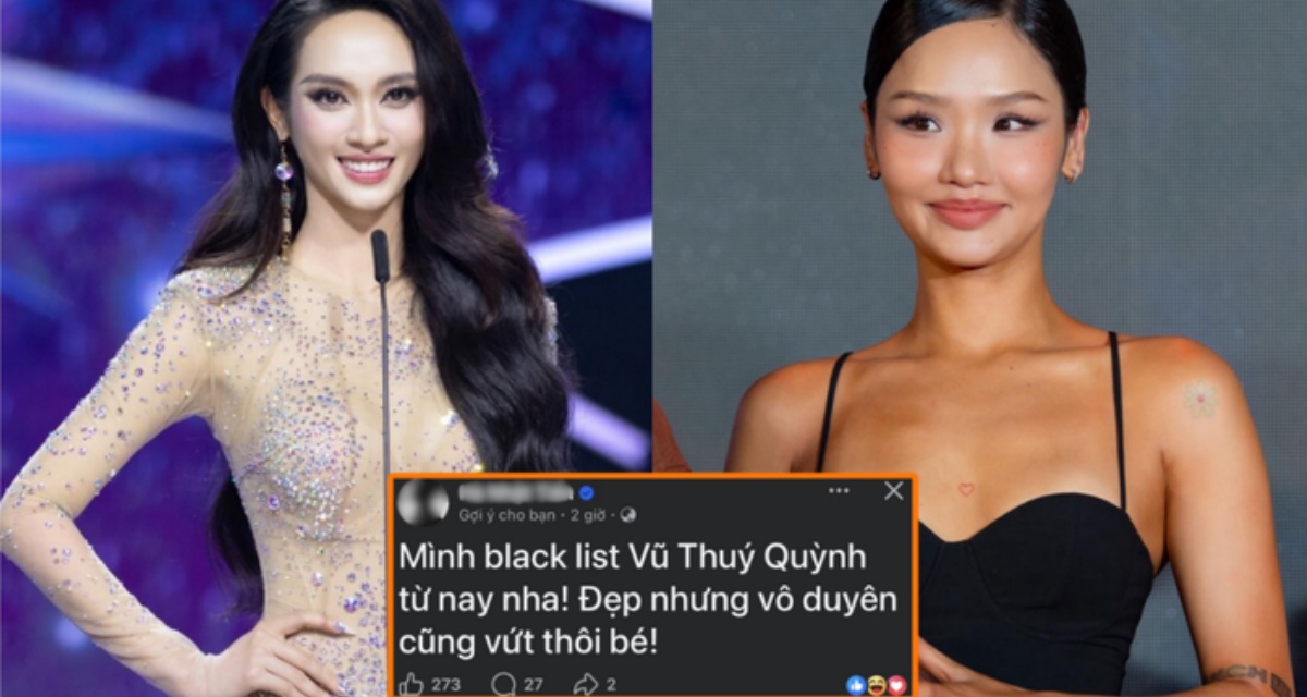 Danh t&iacute;nh NTK tuy&ecirc;n bố &lsquo;blacklist&rsquo; Vũ Thu&yacute; Quỳnh v&igrave; ph&aacute;t ng&ocirc;n &lsquo;v&ocirc; duy&ecirc;n&rsquo; đụng đến Miu L&ecirc;?