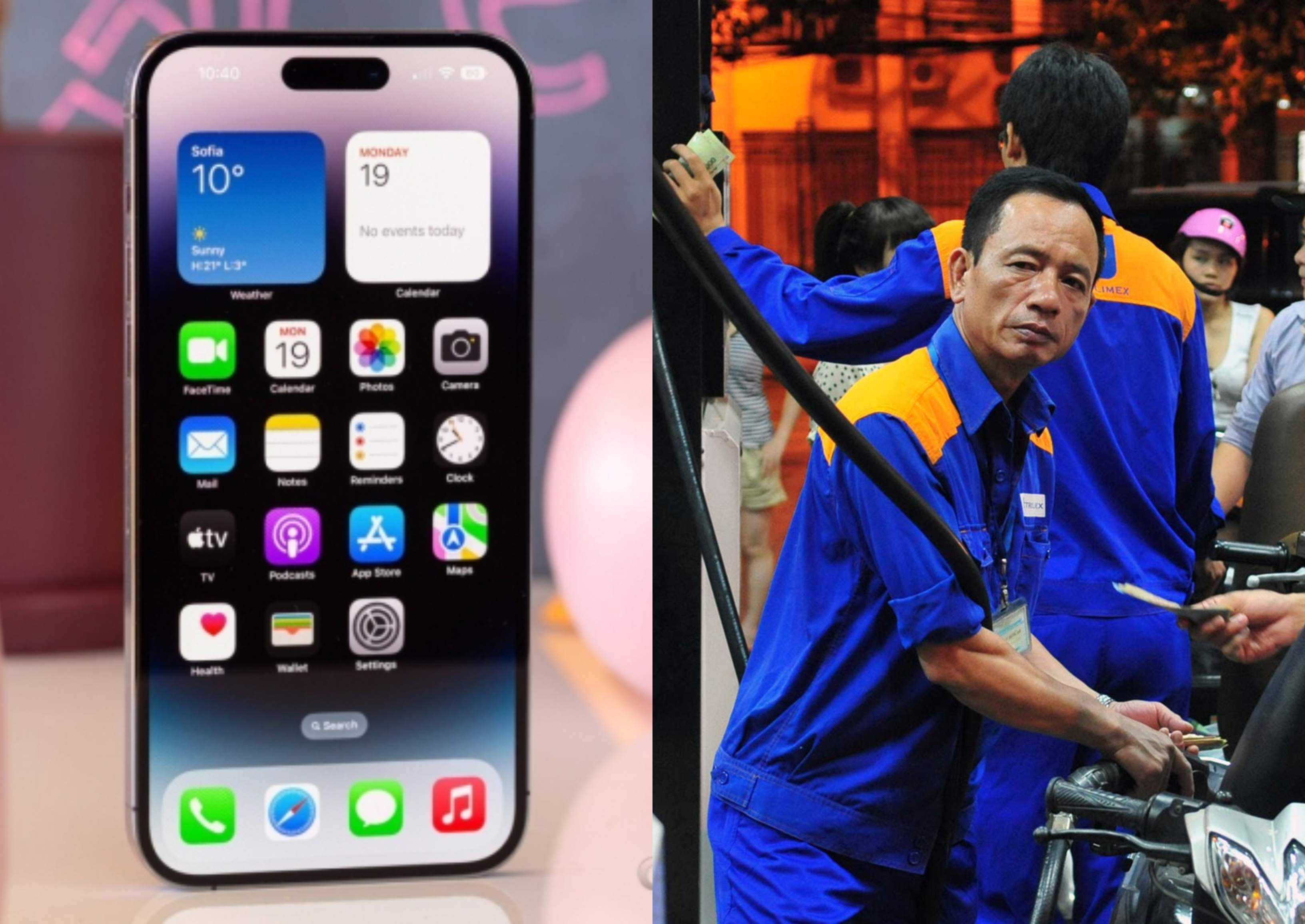 Gi&aacute; xăng dầu h&ocirc;m nay 14/5: Xăng RON92 rẻ như cho, dầu diesel thấp hơn đỉnh 17.000 đồng/l&iacute;t, iPhone 14 c&oacute; đắt