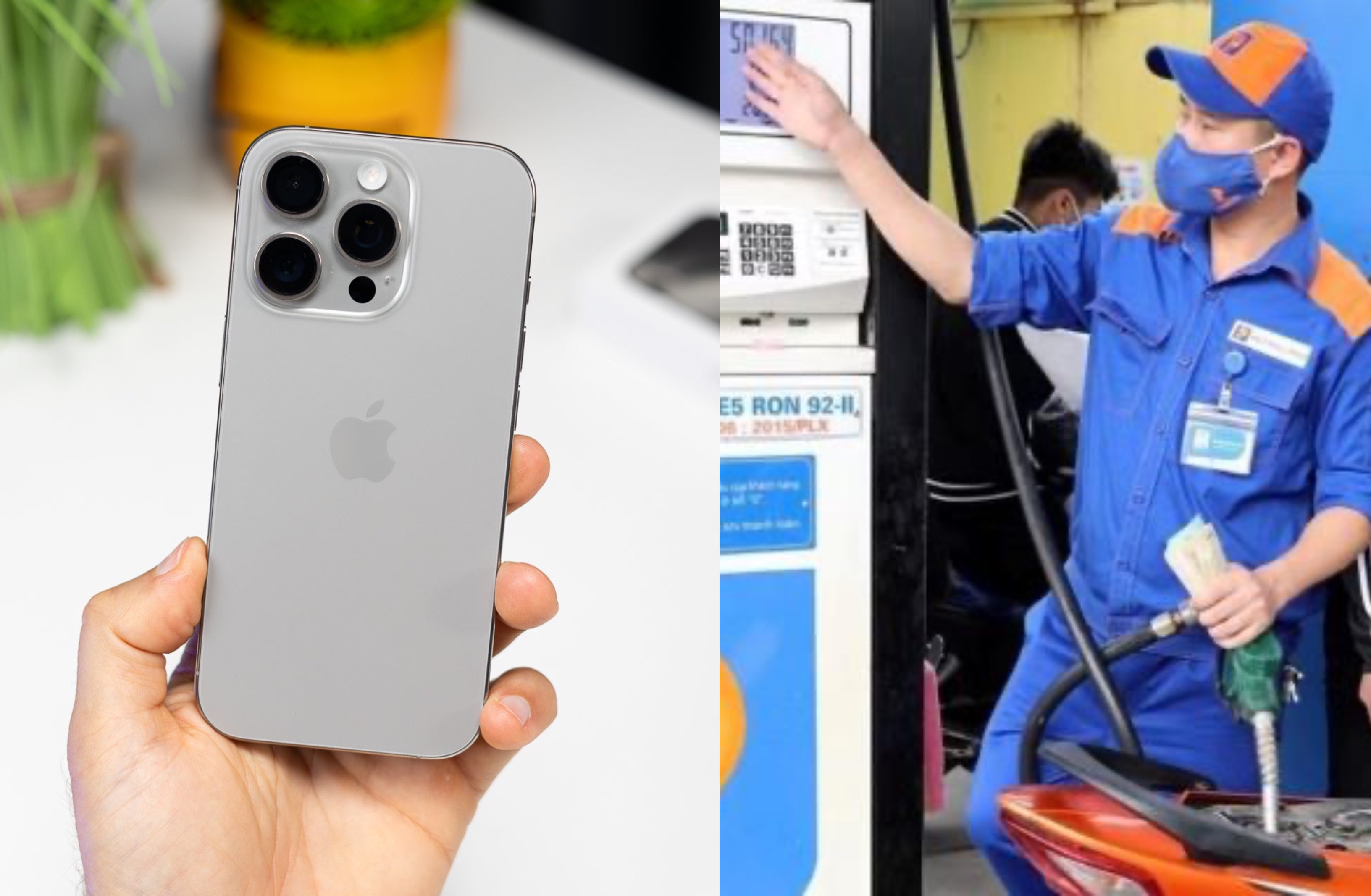 Bảng gi&aacute; xăng dầu s&aacute;ng h&ocirc;m nay 15/5: Xăng RON 92, RON 95 về bờ, dầu Diesel giảm s&acirc;u, iPhone 16 Pro Max rẻ