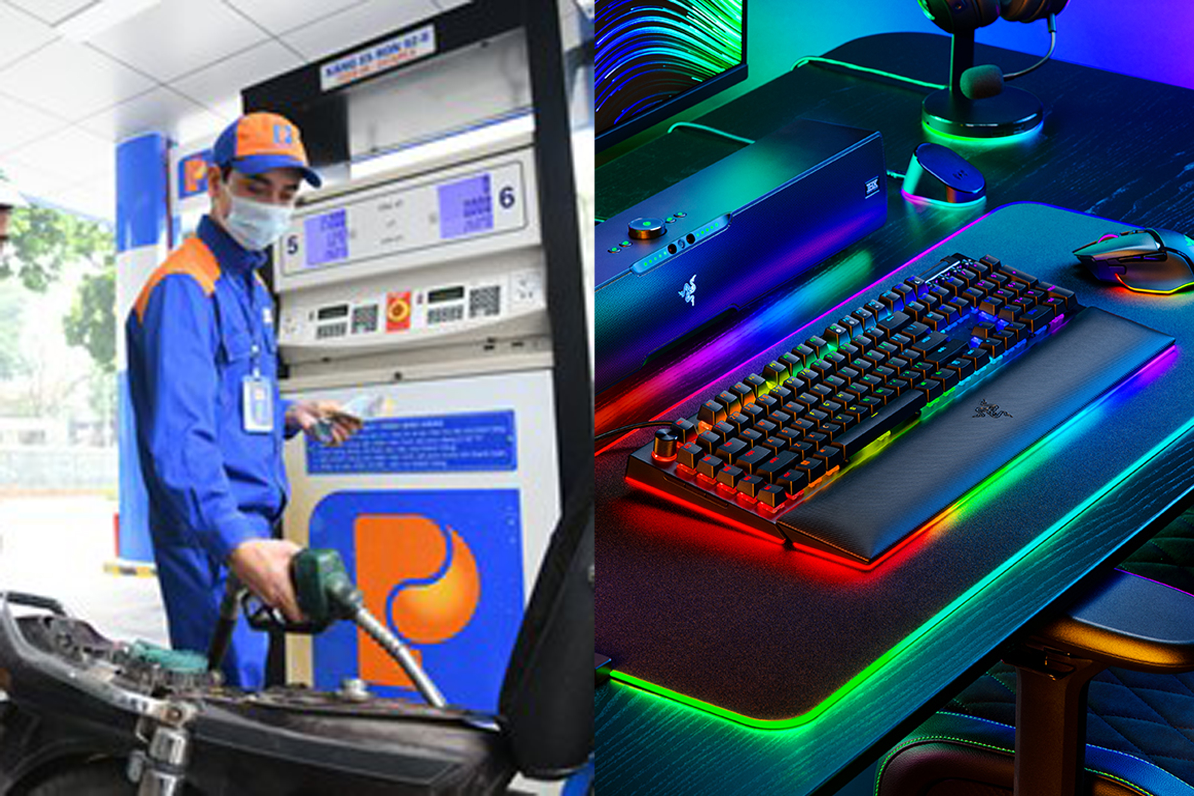 Bảng gi&aacute; xăng dầu mới nhất ng&agrave;y 15/5, Petrolimex sắp dừng b&aacute;n xăng RON95, b&agrave;n ph&iacute;m gaming Razer gi&aacute; ra sao?