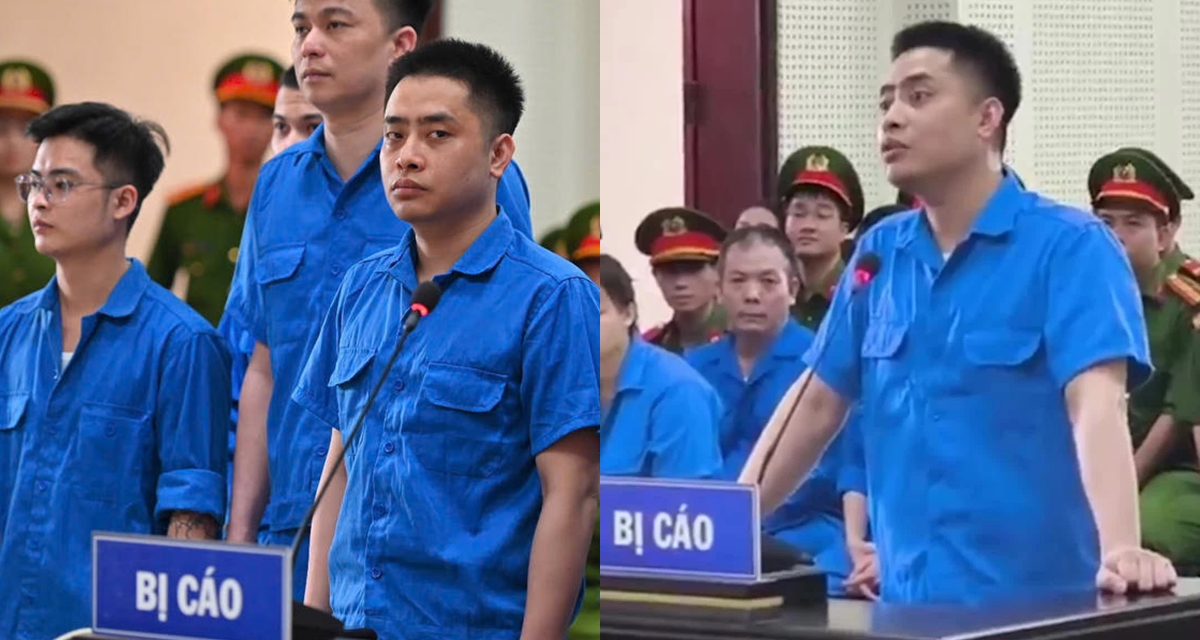 Clip m&agrave;n lươn lẹo của B&ugrave;i Đ&igrave;nh Kh&aacute;nh tại t&ograve;a, lộ đoạn ghi &acirc;m m&aacute;u lạnh trước khi bắn chiến sĩ c&ocirc;ng an