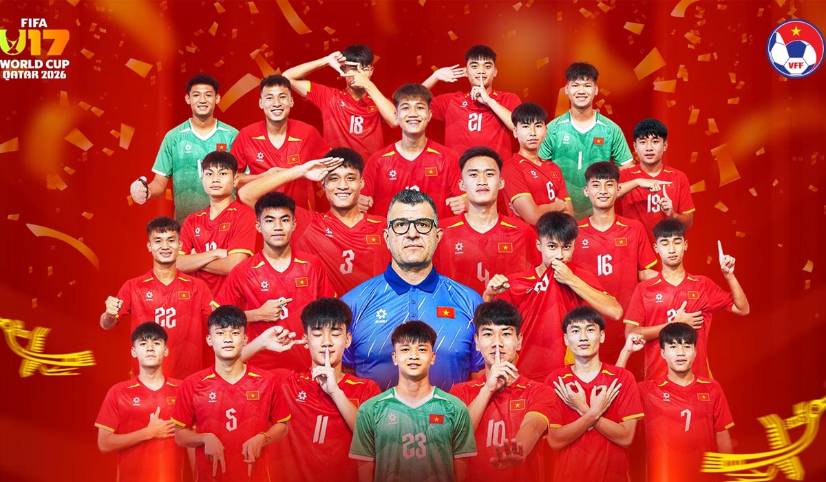 FIFA ra ph&aacute;n quyết quan trọng, U17 Việt Nam rơi v&agrave;o bảng tử thần tại VCK World Cup 2026?