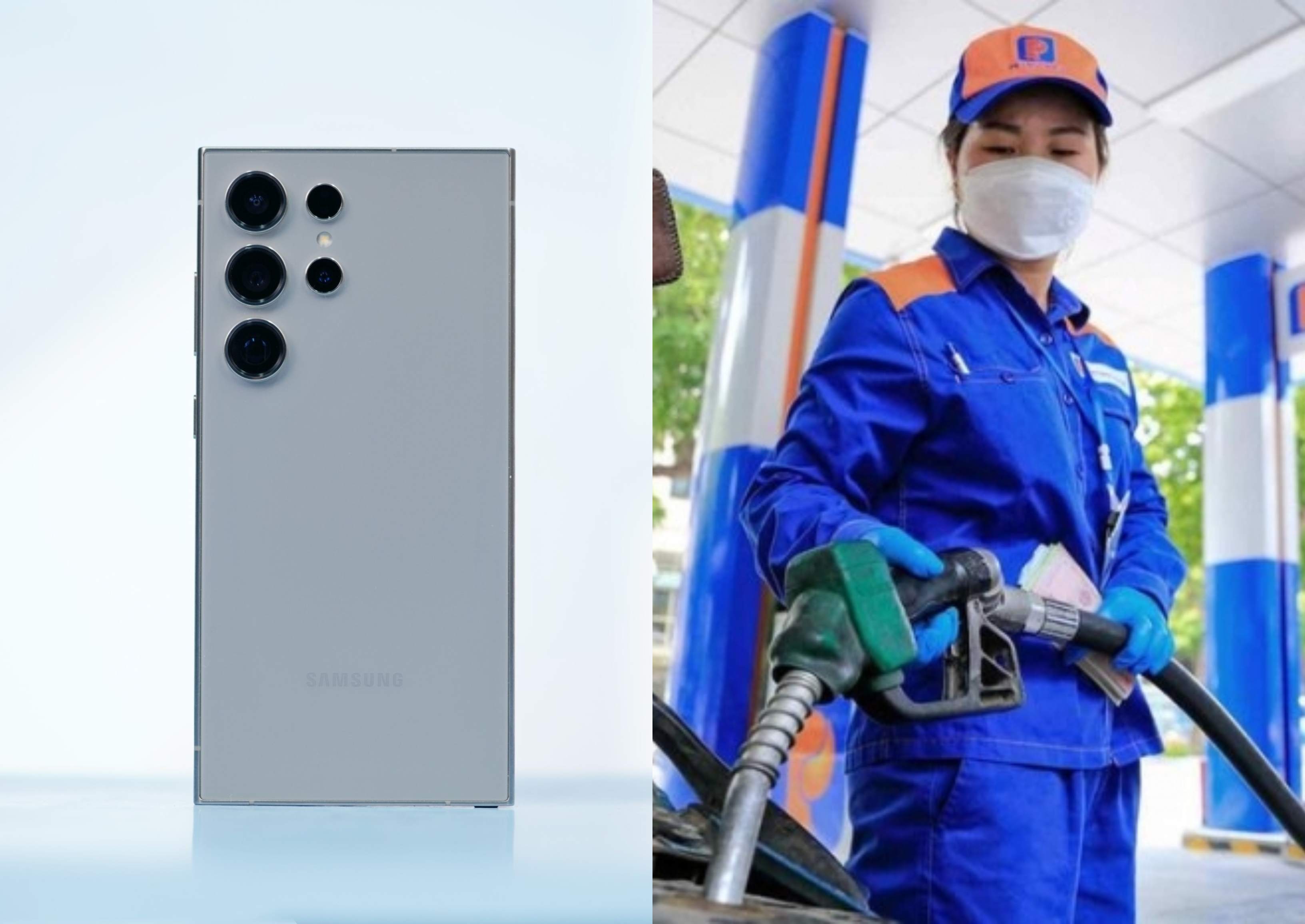 Bảng gi&aacute; xăng dầu trưa nay 15/5: Dầu diesel bay m&agrave;u gần 18.000 đồng/l&iacute;t từ đỉnh Galaxy S24 Ultra rẻ