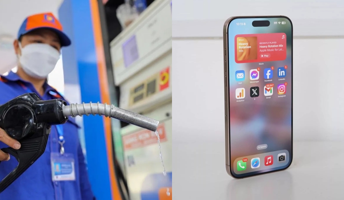 Gi&aacute; xăng dầu tối 15/5: Gi&aacute; xăng RON 95-III \'bốc hơi\' gần 7.000 đồng, iPhone 16 Pro giảm s&acirc;u 15% cực đ&aacute;ng mua!