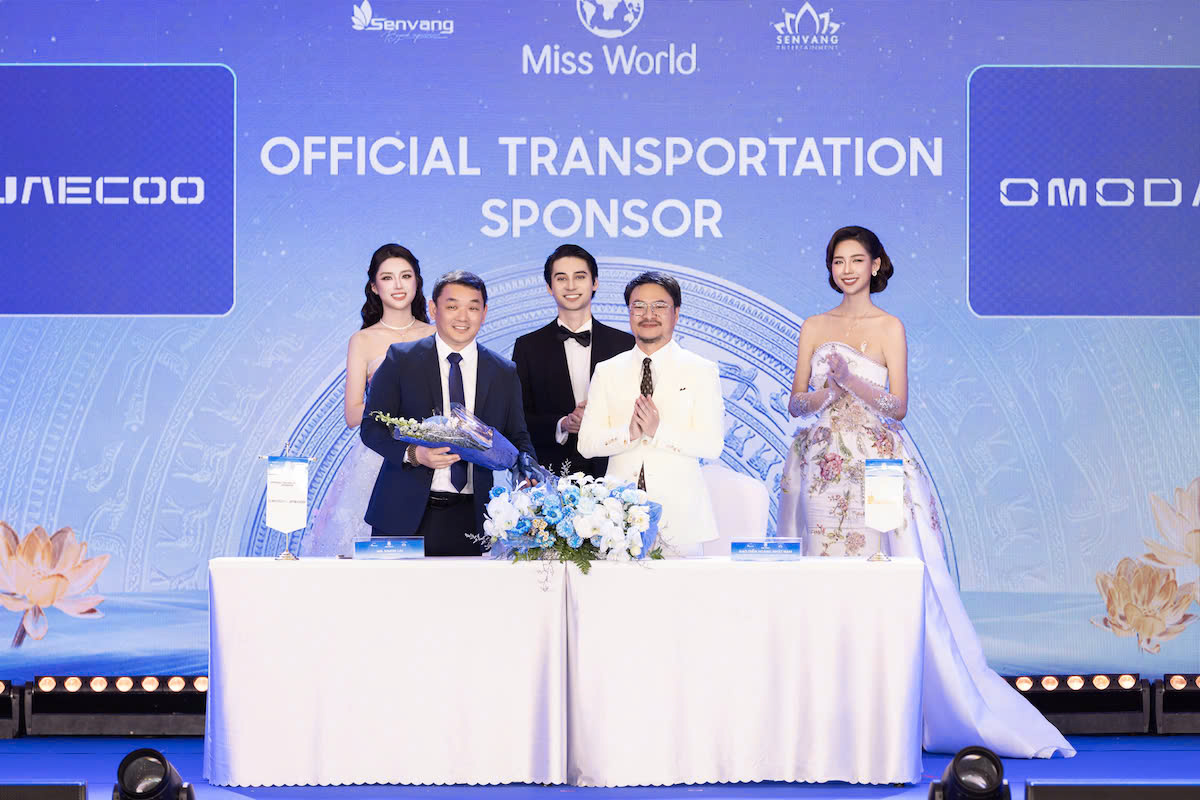Omoda & Jaecoo đồng h&agrave;nh c&ugrave;ng đấu trường sắc đẹp Miss World 2026