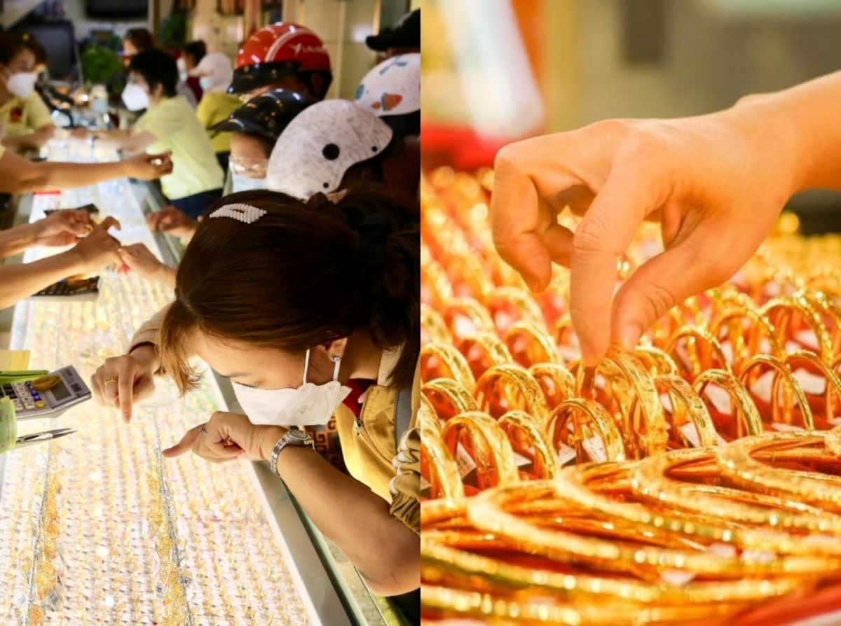 Gi&aacute; v&agrave;ng h&ocirc;m nay 16/5 lao dốc kh&ocirc;ng phanh: Thị trường chợ đen vỡ trận, vắng b&oacute;ng người mua