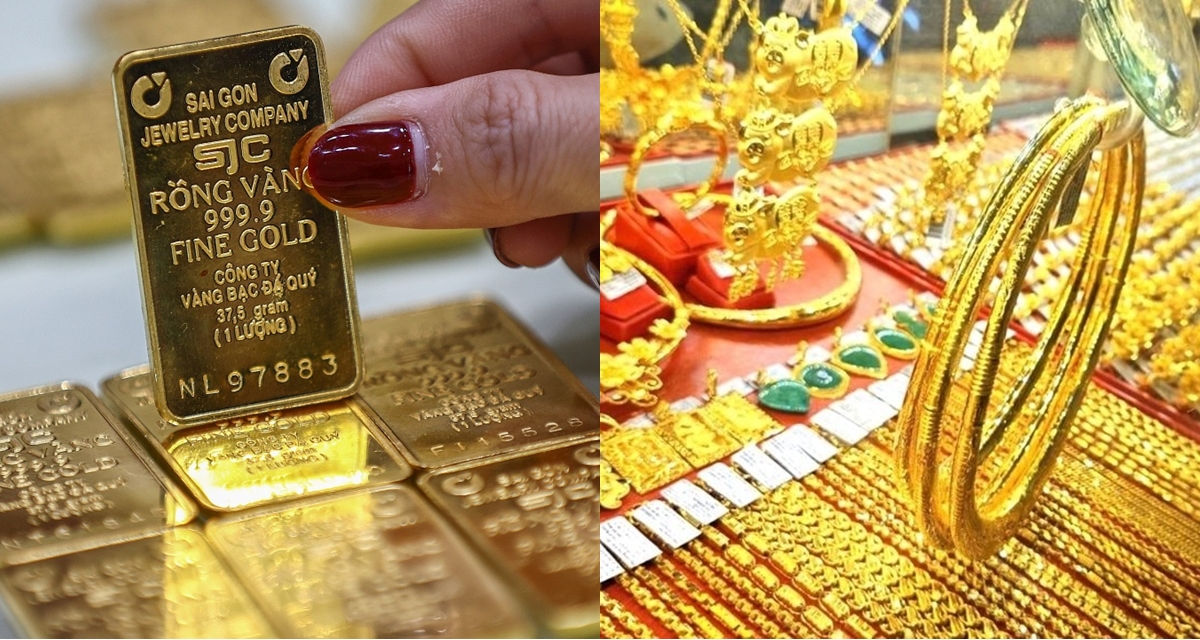 Gi&aacute; v&agrave;ng h&ocirc;m nay rơi thẳng về mức thấp nhất trong 4 th&aacute;ng, v&agrave;ng SJC mất gần 28 triệu so với đỉnh